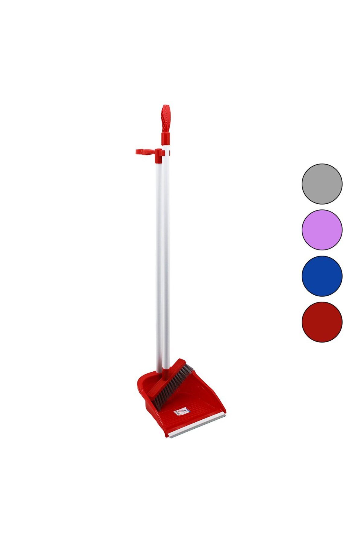 KutuluStore LÜKS FIRÇALI - AYAKLI AÇIK FARAŞ TAKIMI FIRÇA=93CM--FARAŞ=85CM (5168)