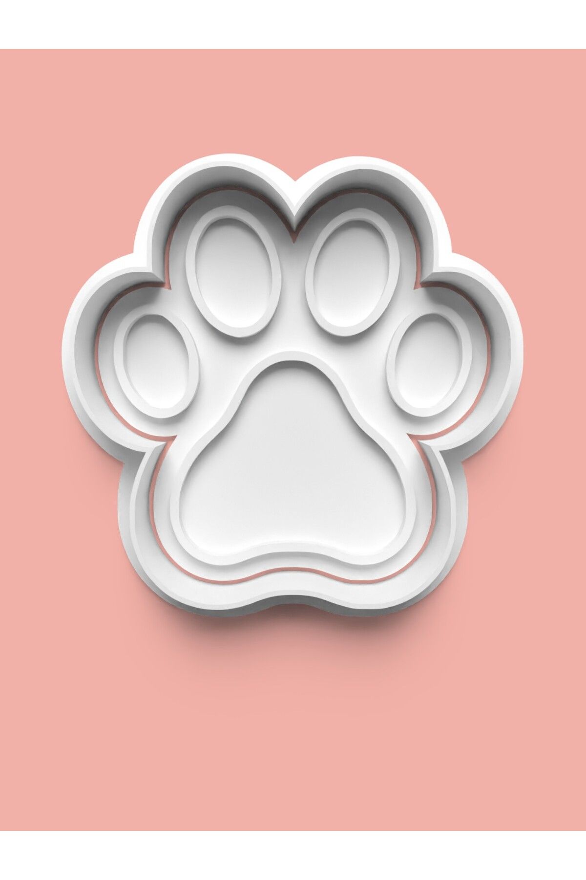 AKTASTORE Köpek Patisi Kurabiye Kalıbı Ve Şeker Hamuru Kalıbı