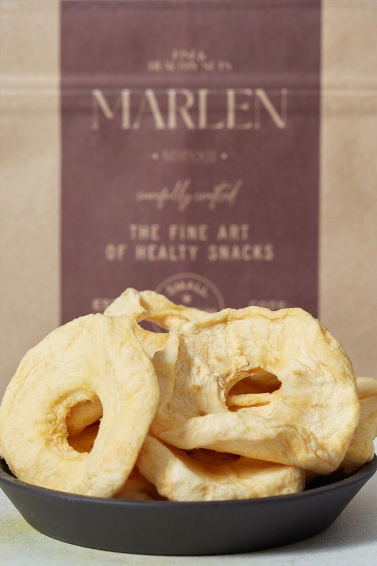 Marlen Naturel Şekersiz Elma Kurusu 70 Gr
