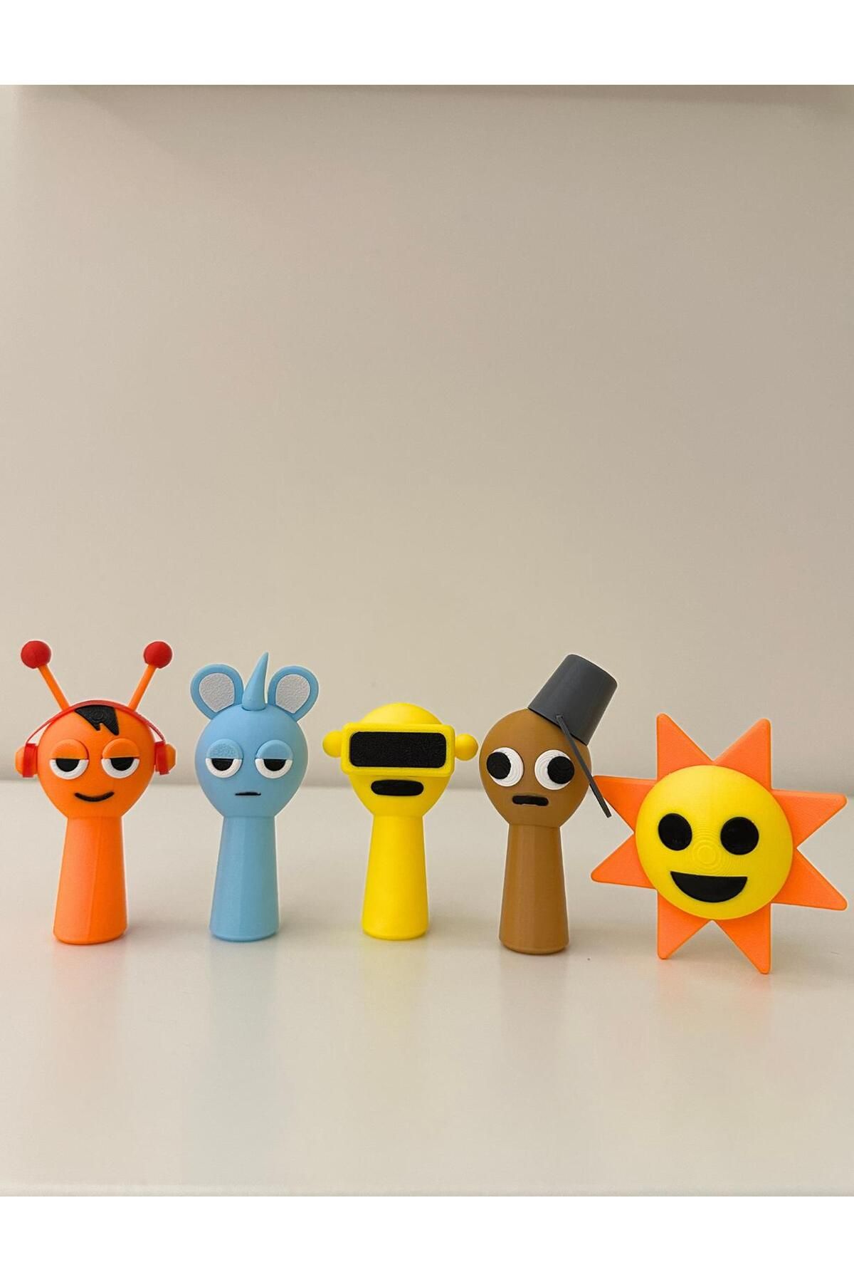You Toys Sprunki 5li Luxury Figür Oyuncak Set/BOYASIZ/7-10CM