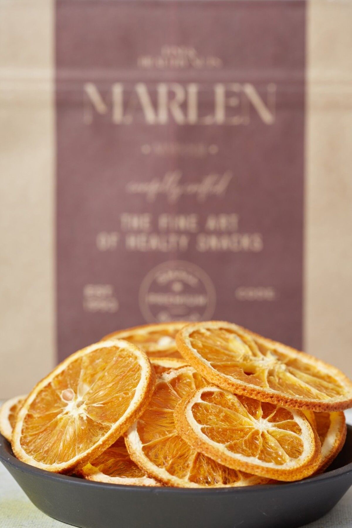 Marlen Naturel Şekersiz Cips Portakal 40 Gr