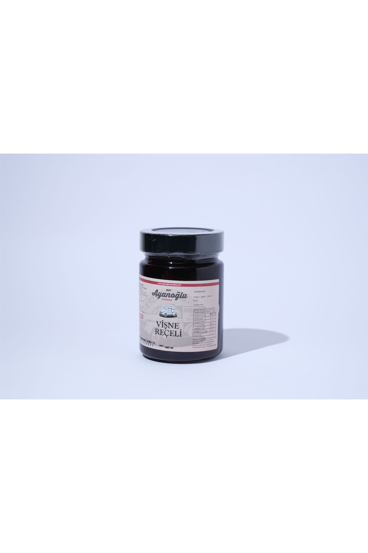 AYANOĞLU MANDIRA ÜRÜNLERİ Vişne Reçeli 400 GR