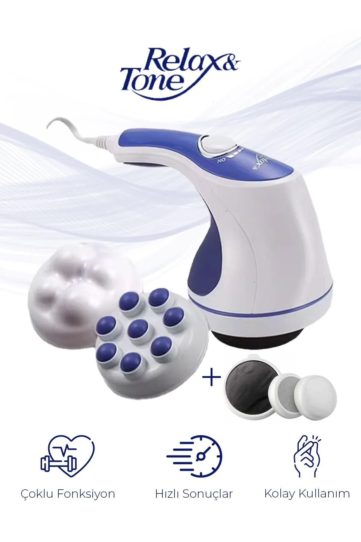 AboutThePerfect Çok Başlıklı Rahatlatıcı Masaj Cihazı ile Yenilenin
