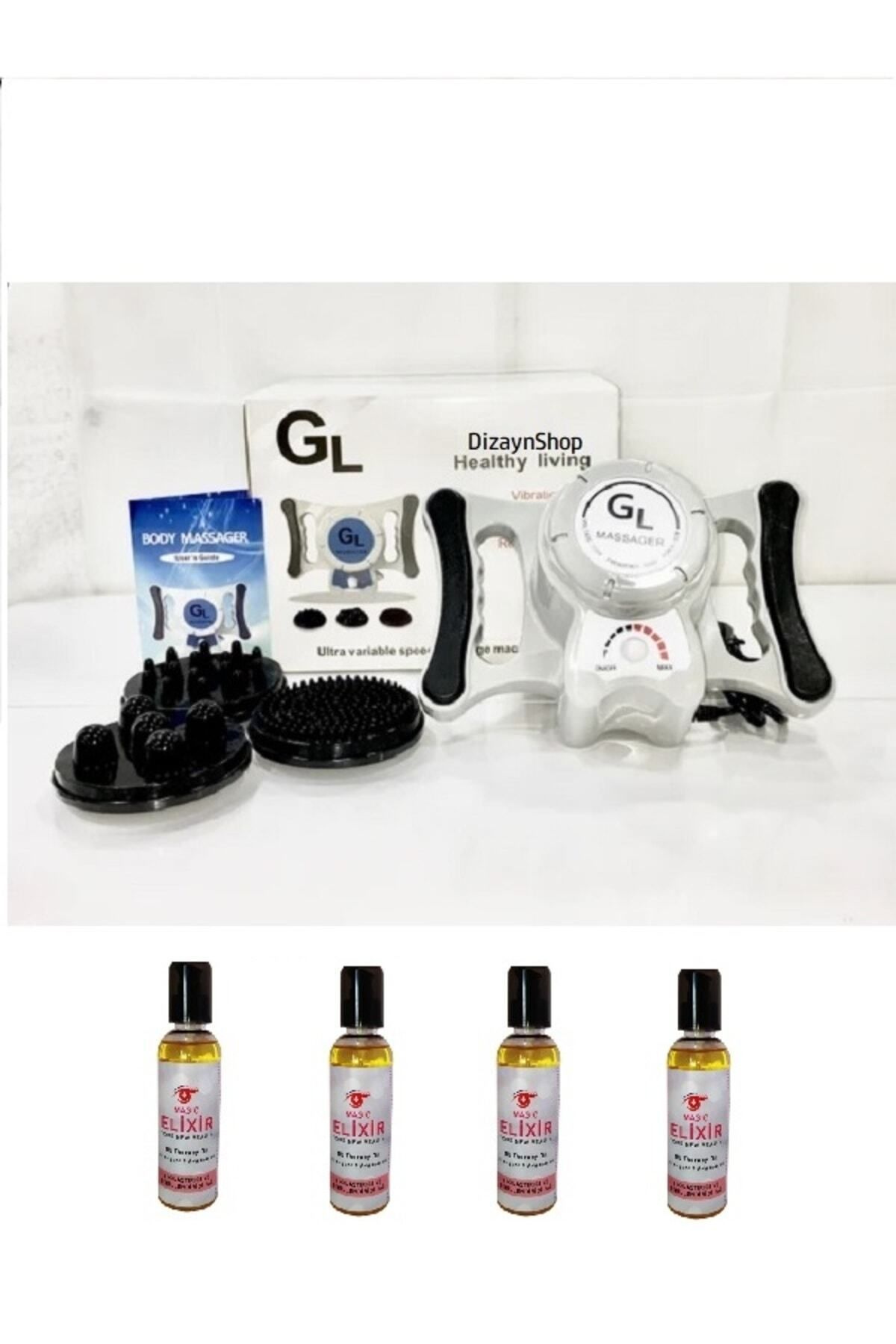 AboutThePerfect Portatif Masaj Cihazı 4000rpm + 4 Yağ, Ev İçin Yeni Model