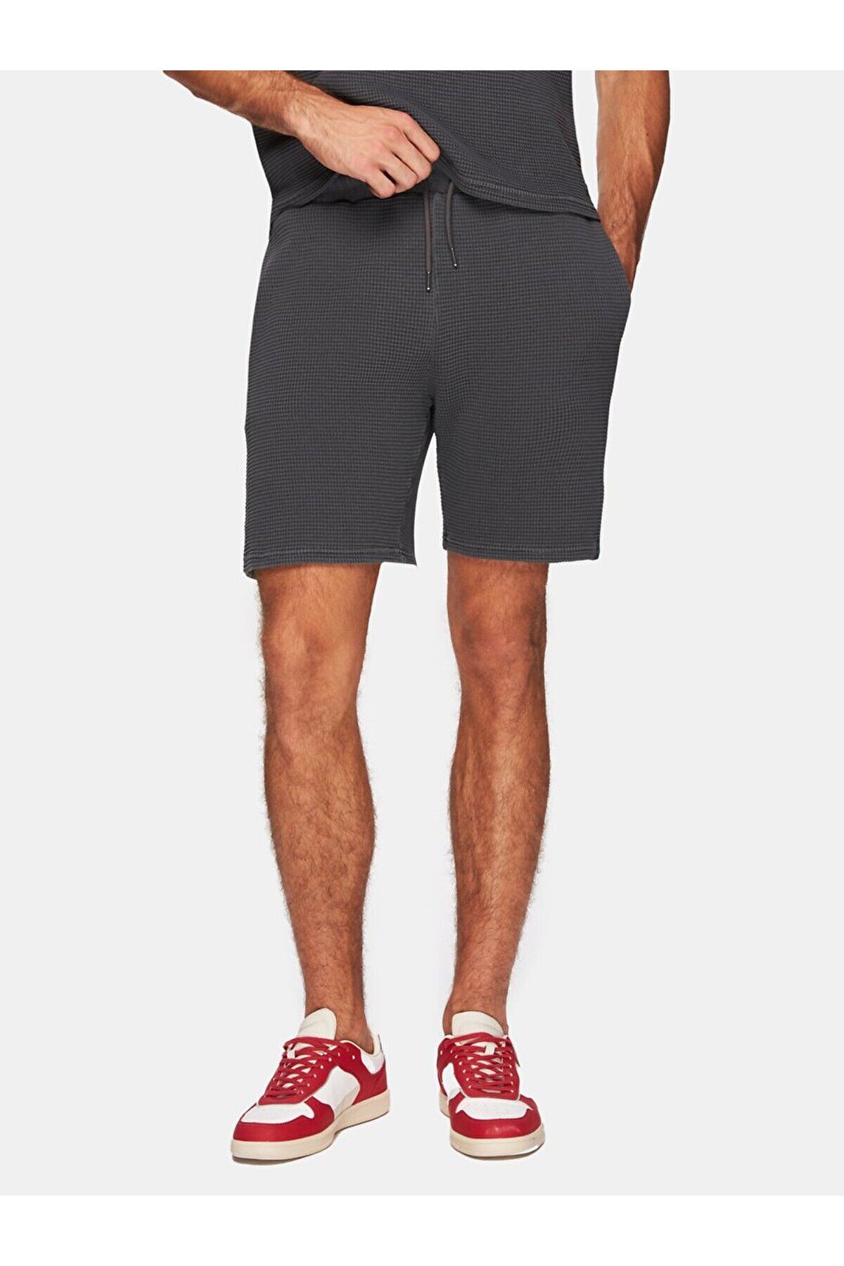 Ltb-Basic Regular Midi Anthracite Shorts 2