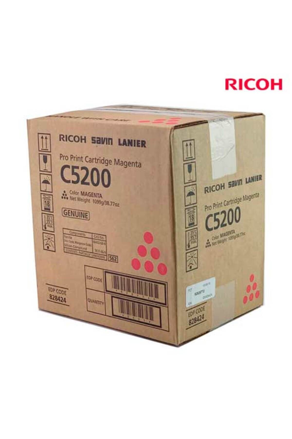 Ricoh C5200M Magenta Kırmızı Fotokopi Toneri Pro C5200