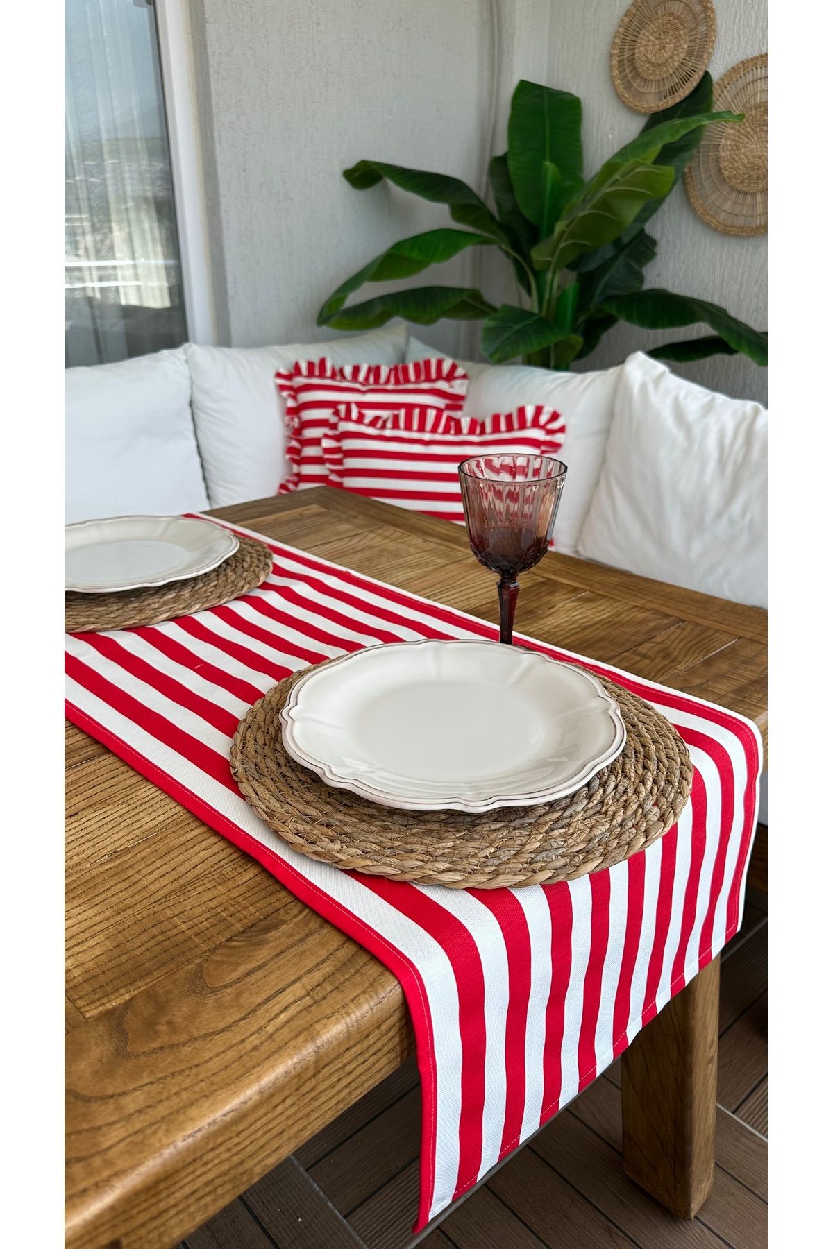 Decamor home-Runner rezistent la pete, rezistent la pete, cu dungi roșii 3