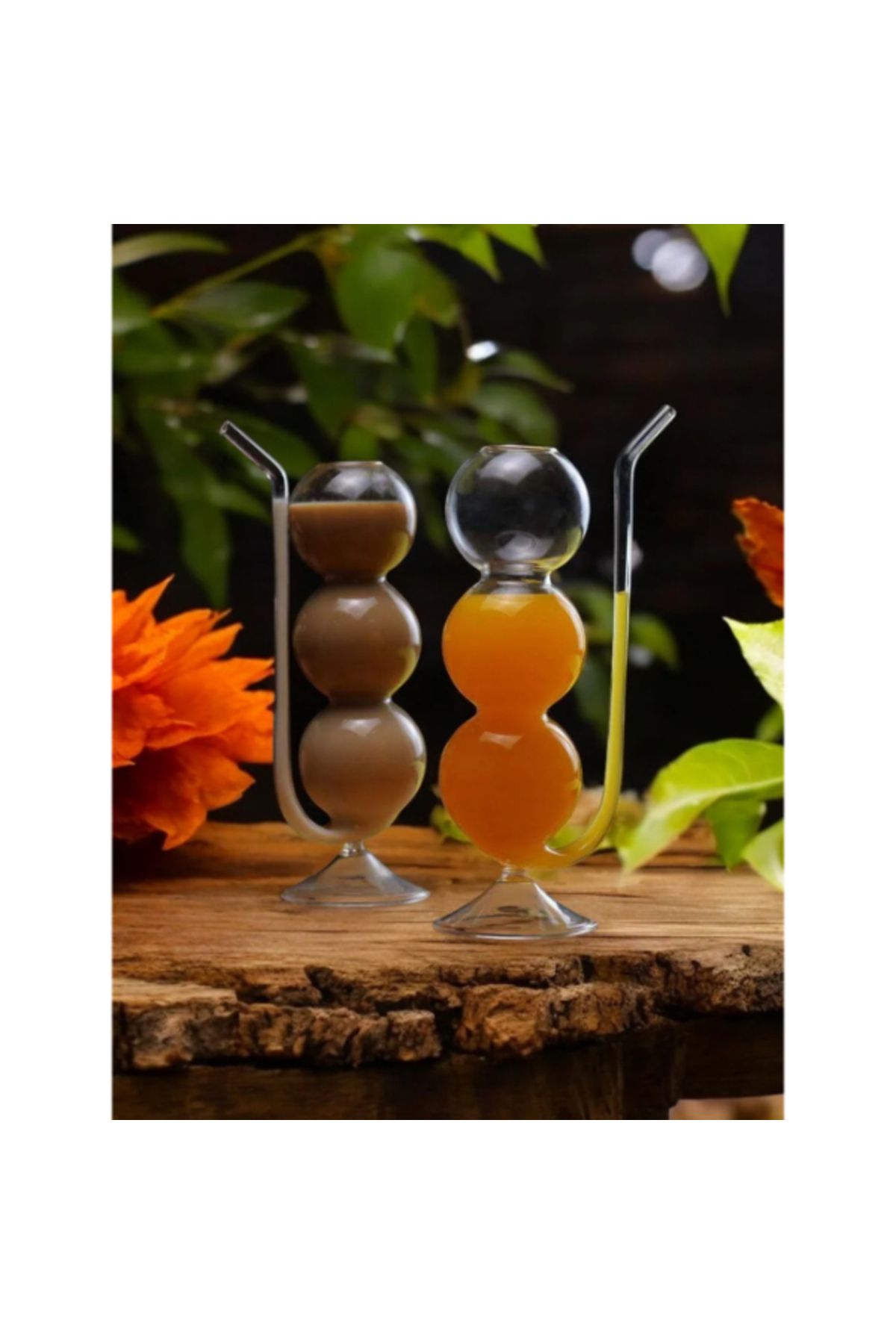 GK7 Store Pipetli Boğumlu Cam Bardak