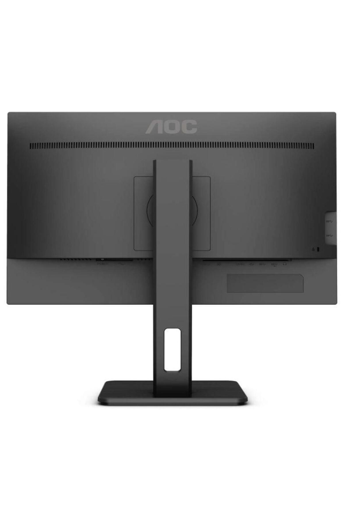 Aoc-27" UHD Monitor, IPS LED, Pivot, HDMI & DisplayPort, Built-in Speakers, Black 7
