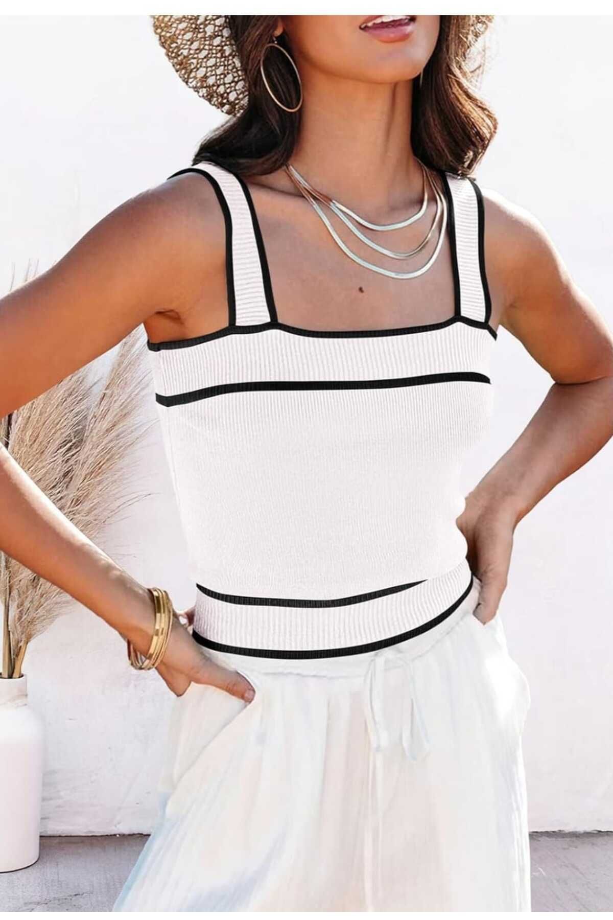 youknitwear you Mina %100 Pamuk Triko Atlet