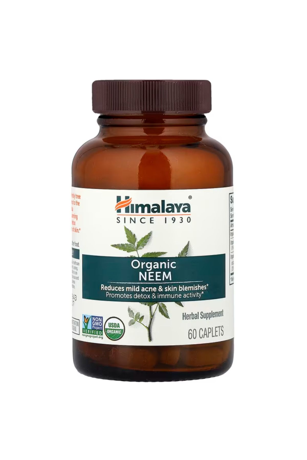Himalaya , Organic Neem, 60 Caplets