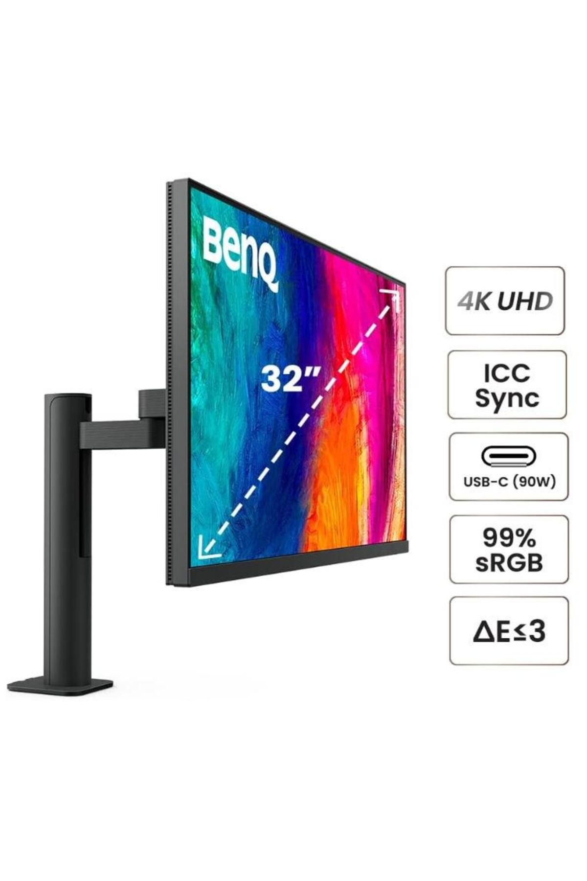 BENQ-31.5" UHD IPS LED Monitor, 4K, HDMI, DP, Pivot, Black - Business Ready 5