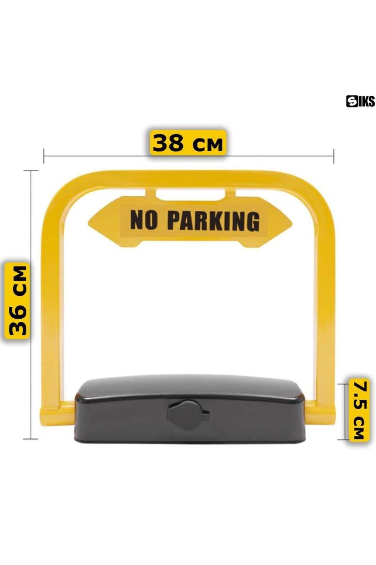 SIKS-Automatic Parking Blocker, Remote Control, Key & Remote Control Included, Rechargeable Battery 3