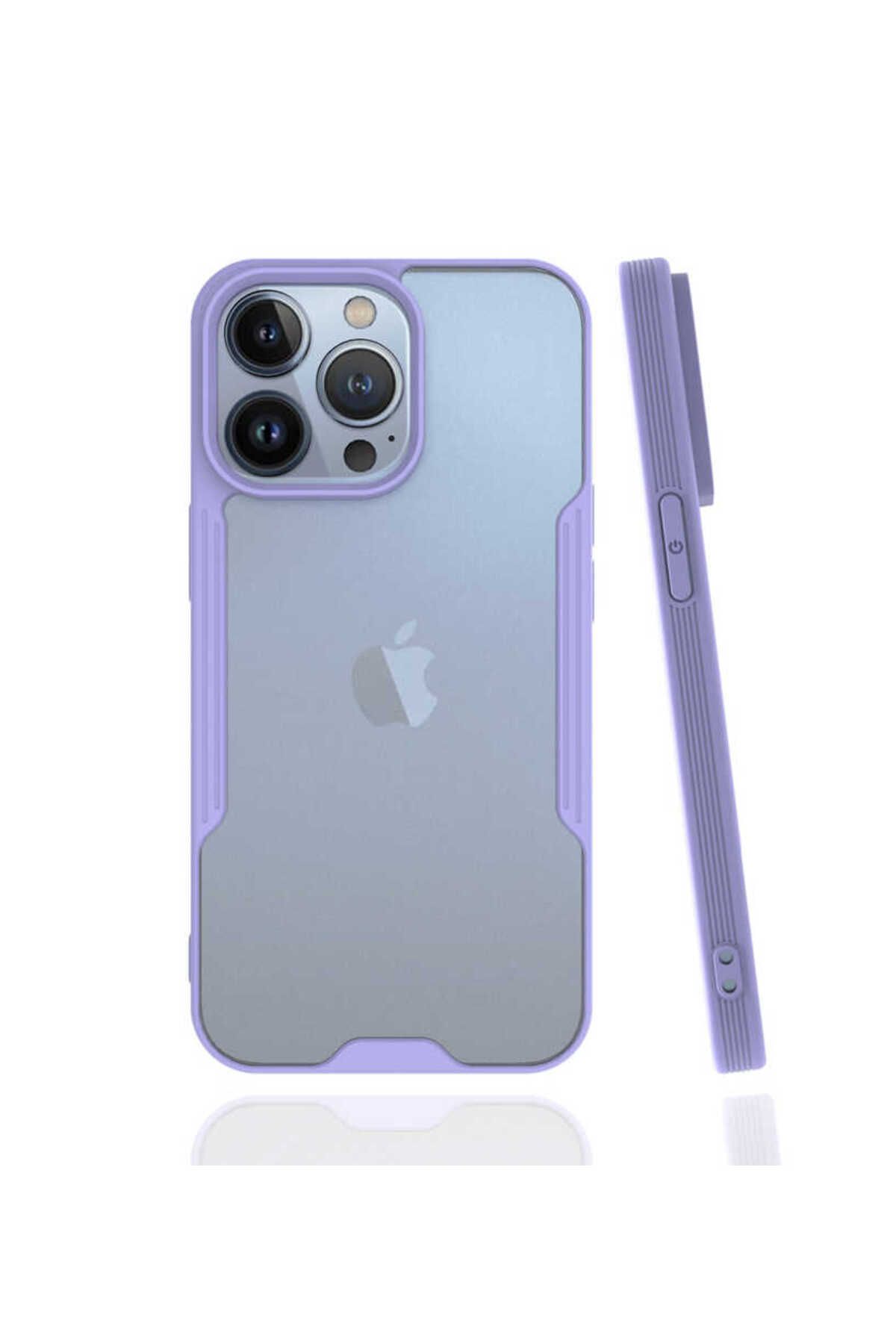halkhouse Apple iPhone 13 Pro Kılıf Esnek Yumuşak Renkli Silikon Kamera Korumalı Kapak Parf