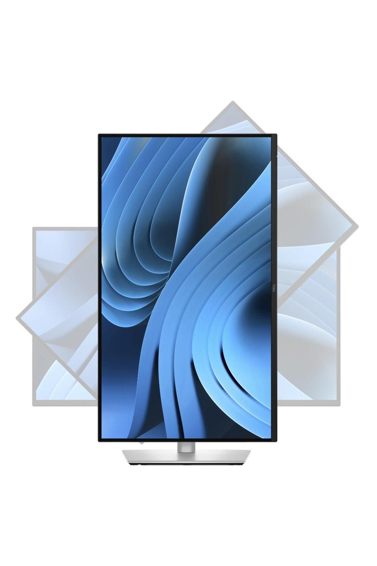 Dell-27" IPS LED Monitor P2725QE UHD 4K, HDMI, DisplayPort, Pivot, Black/Silver 9