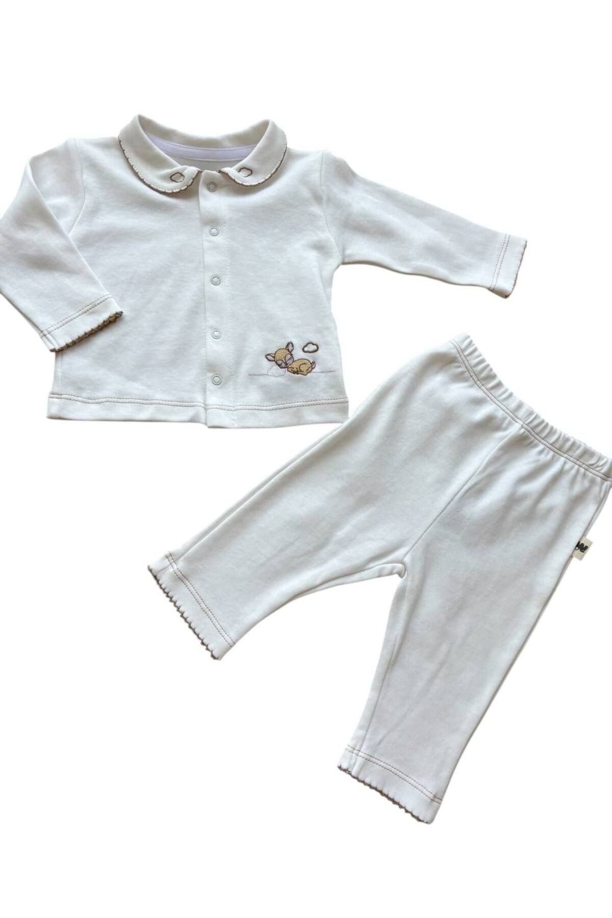 WOWOKİDS 2'Lİ TAKIM PANTALON YAKALI PAMUKLU