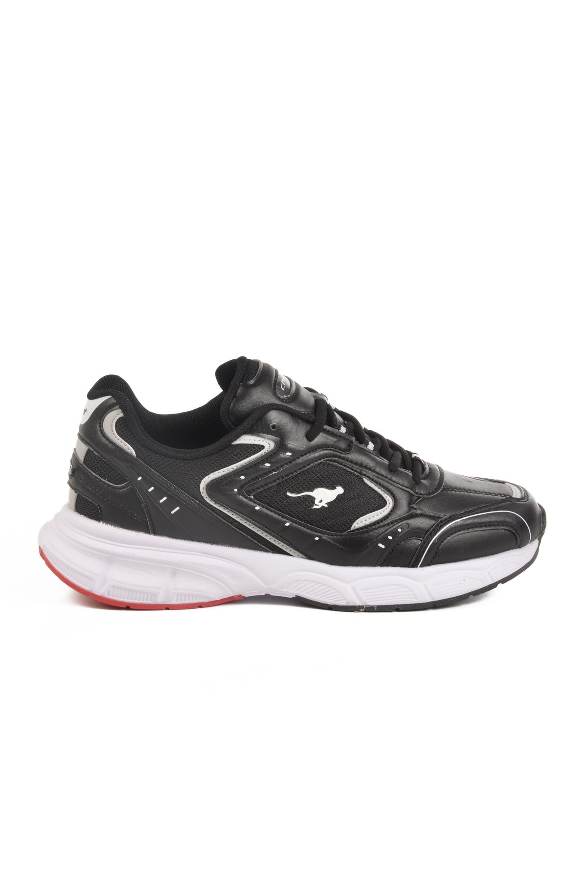 AYAKMOD Siyah Kırmızı Fileli Memory Foam Unisex Spor Ayakkabı Saturn M