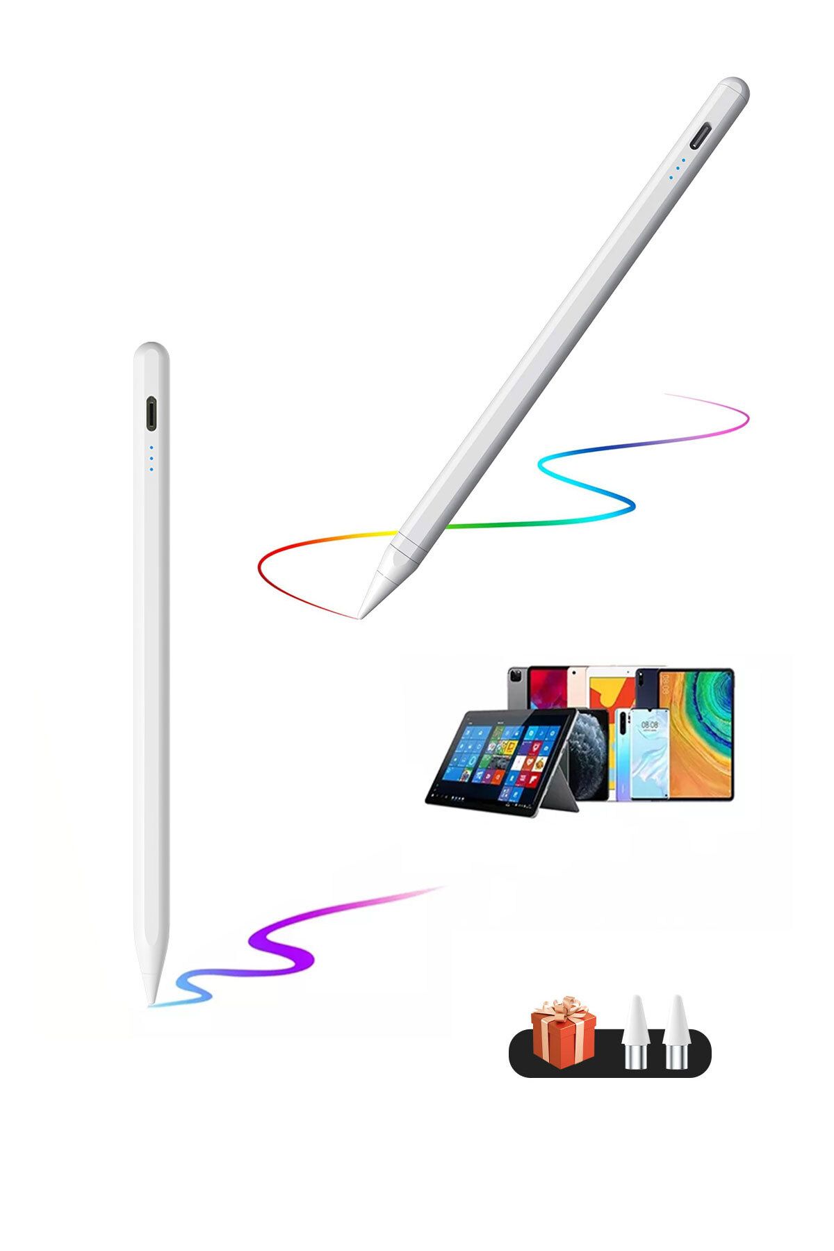 zibo Dokunmatik Kalem Xiaomi,Lenovo,Huawei,Samsung,Apple,TCL,Honor Uyumlu Tablet Kalemi