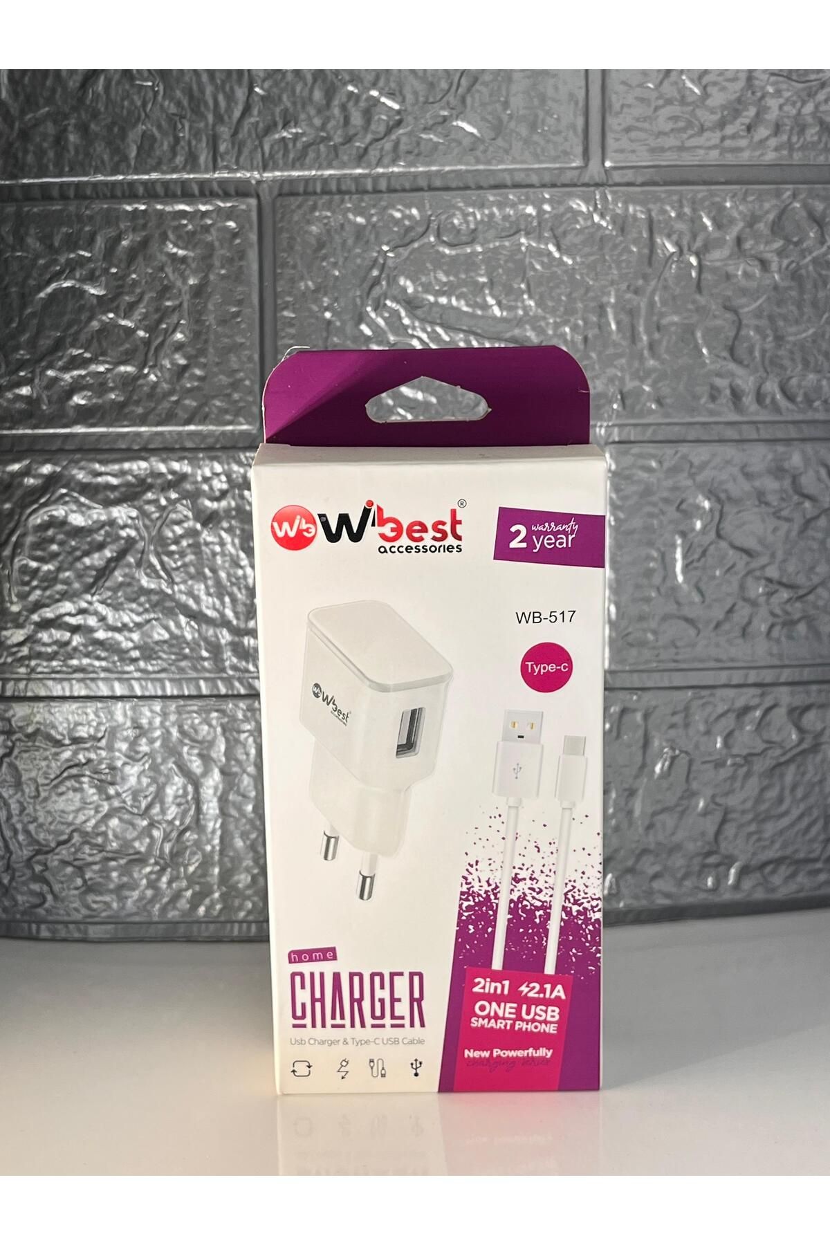 Wbest typ-c 2.1a şarj kablosu