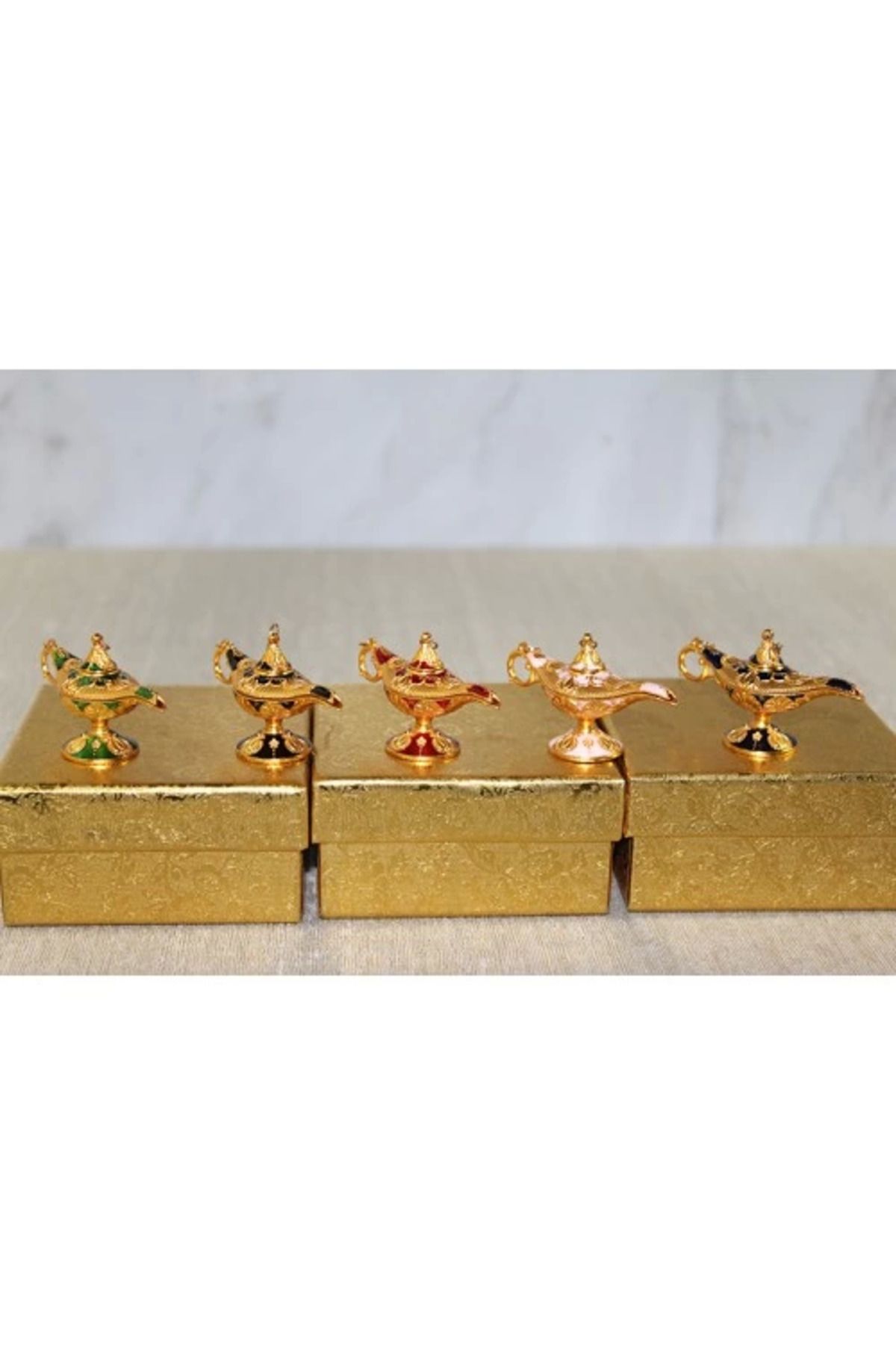 Vemora Mineli Metal Alaaddin Lambası Model 6