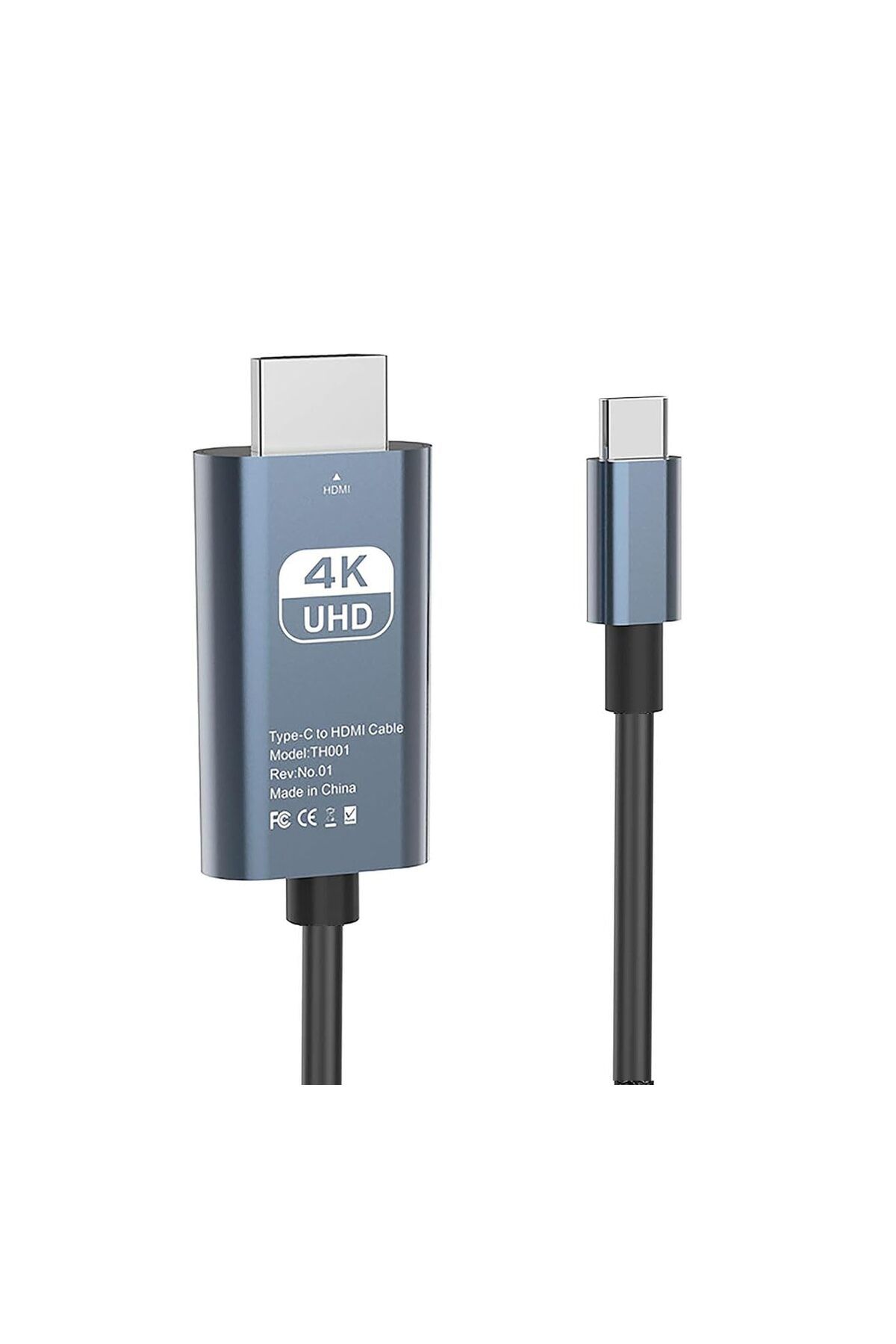 MMPSHOP Type-C To Hdmı 4k 60Hz Yüksek Cözünürlük Type-C 87W Dönüştürücü Kablo
