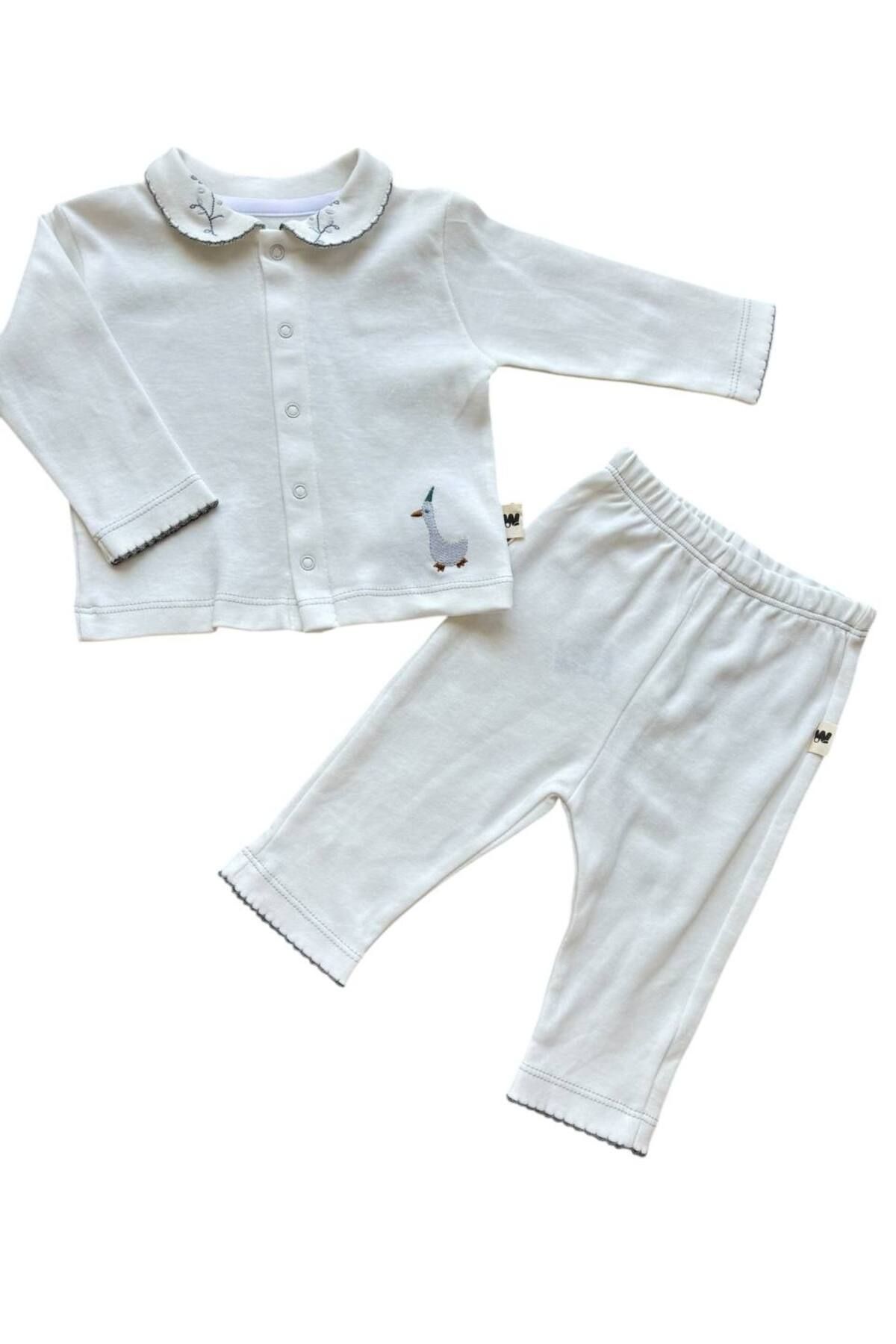WOWOKİDS 2'Lİ TAKIM PANTALON YAKALI PAMUKLU