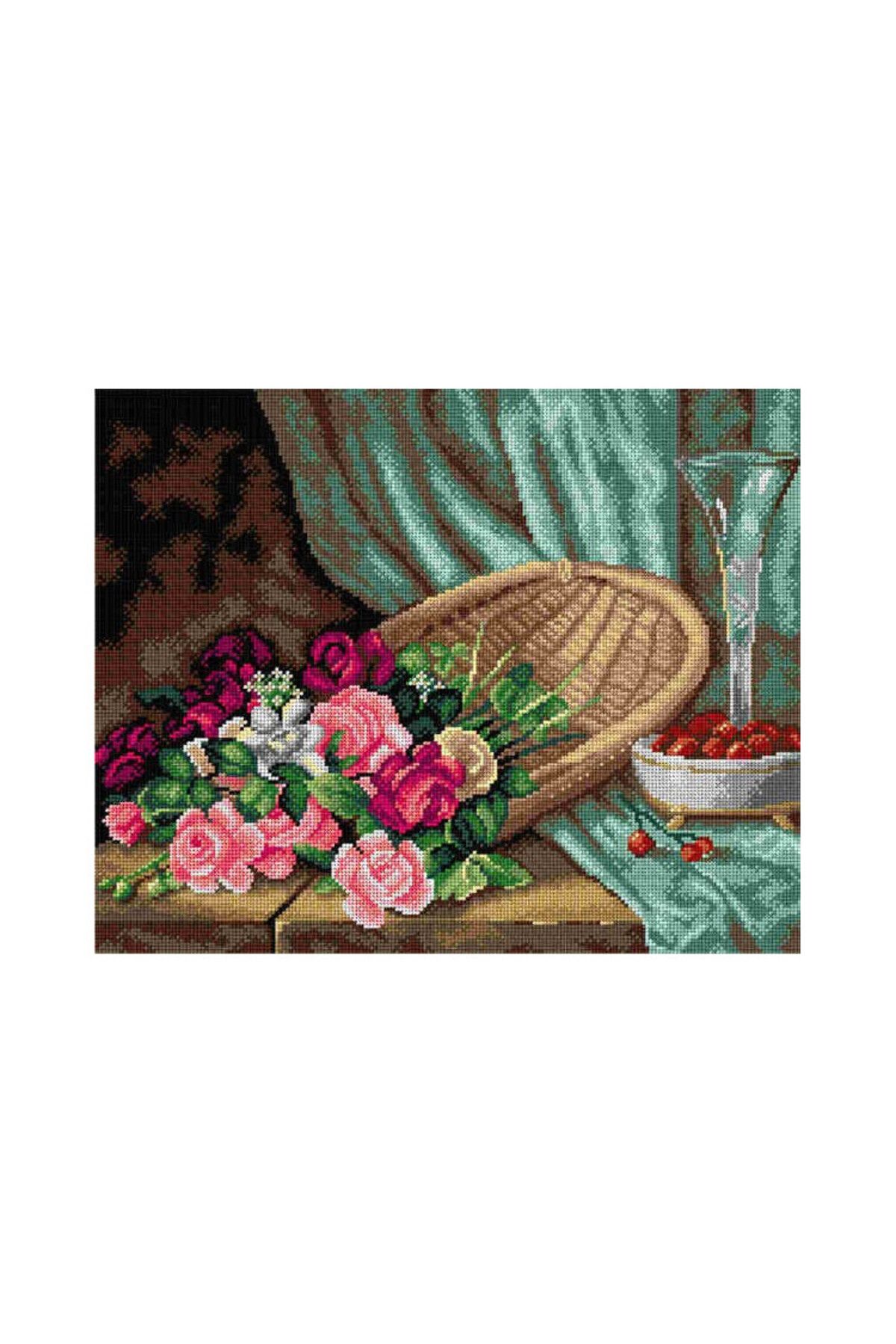 Orchidea Baskılı Goblen Güller 2803 40*50 cm