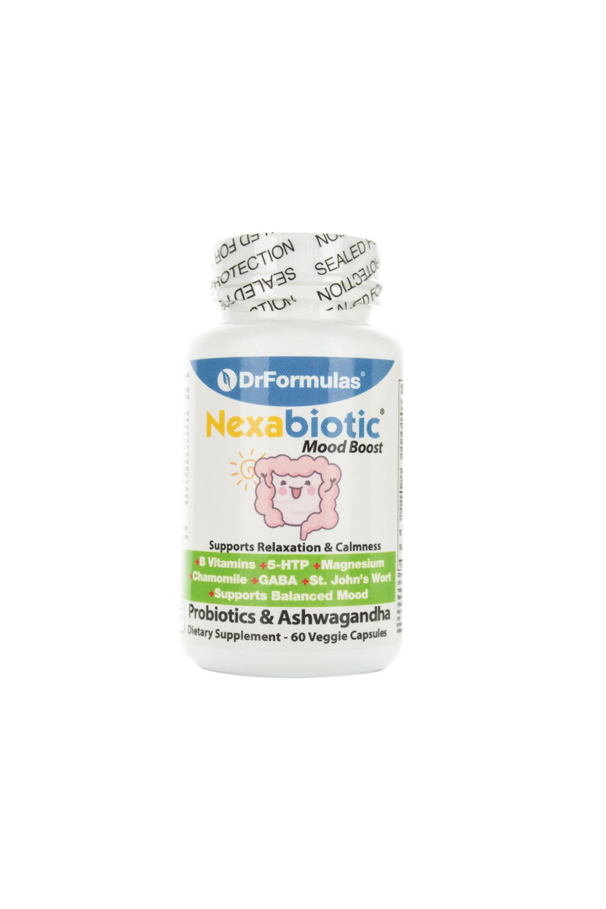 DrFormulas , Nexabiotic with Ashwagan.dhaa, Capsules, St Johns Wort, GABA, Magnesium for Calm, 60 Count