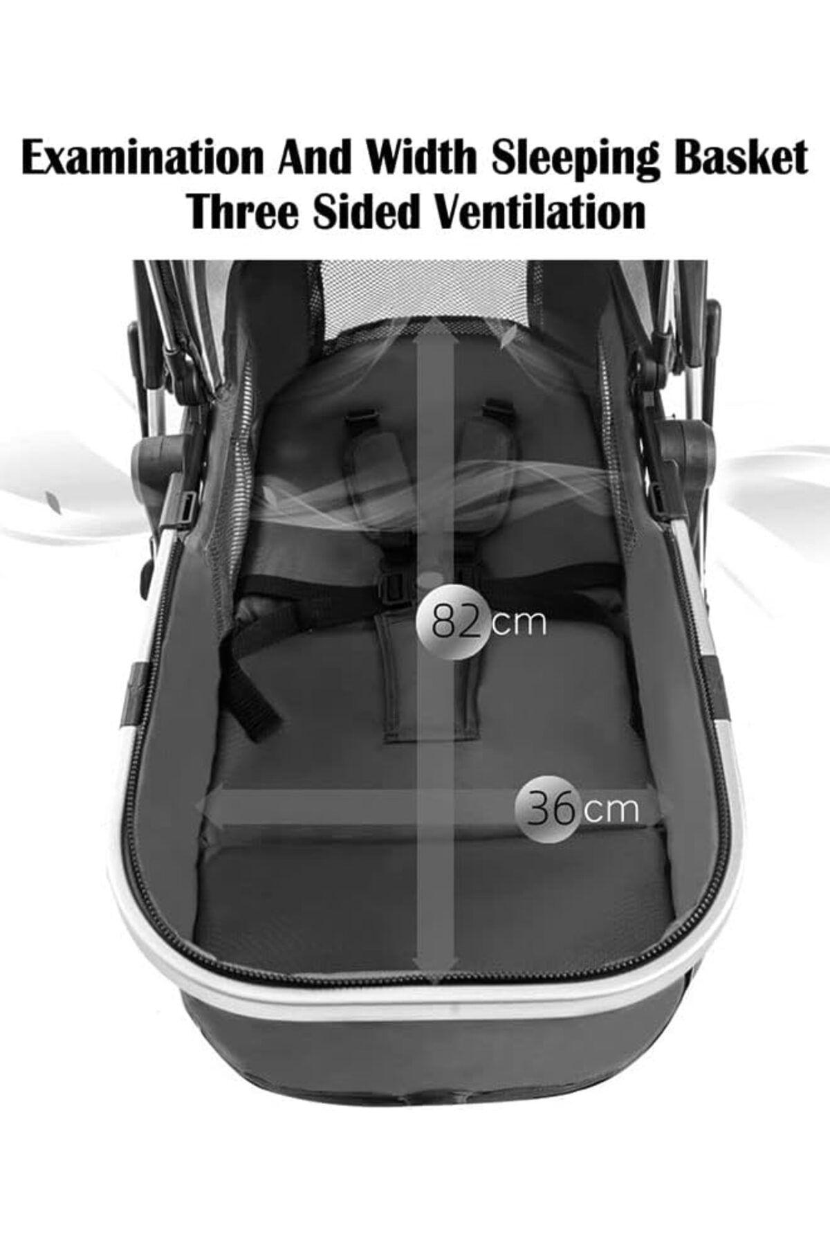 Generic-Lightweight Stroller with Extended Canopy Sit and Lay Lightweight Folding Two-Way Shock Absorption a 4