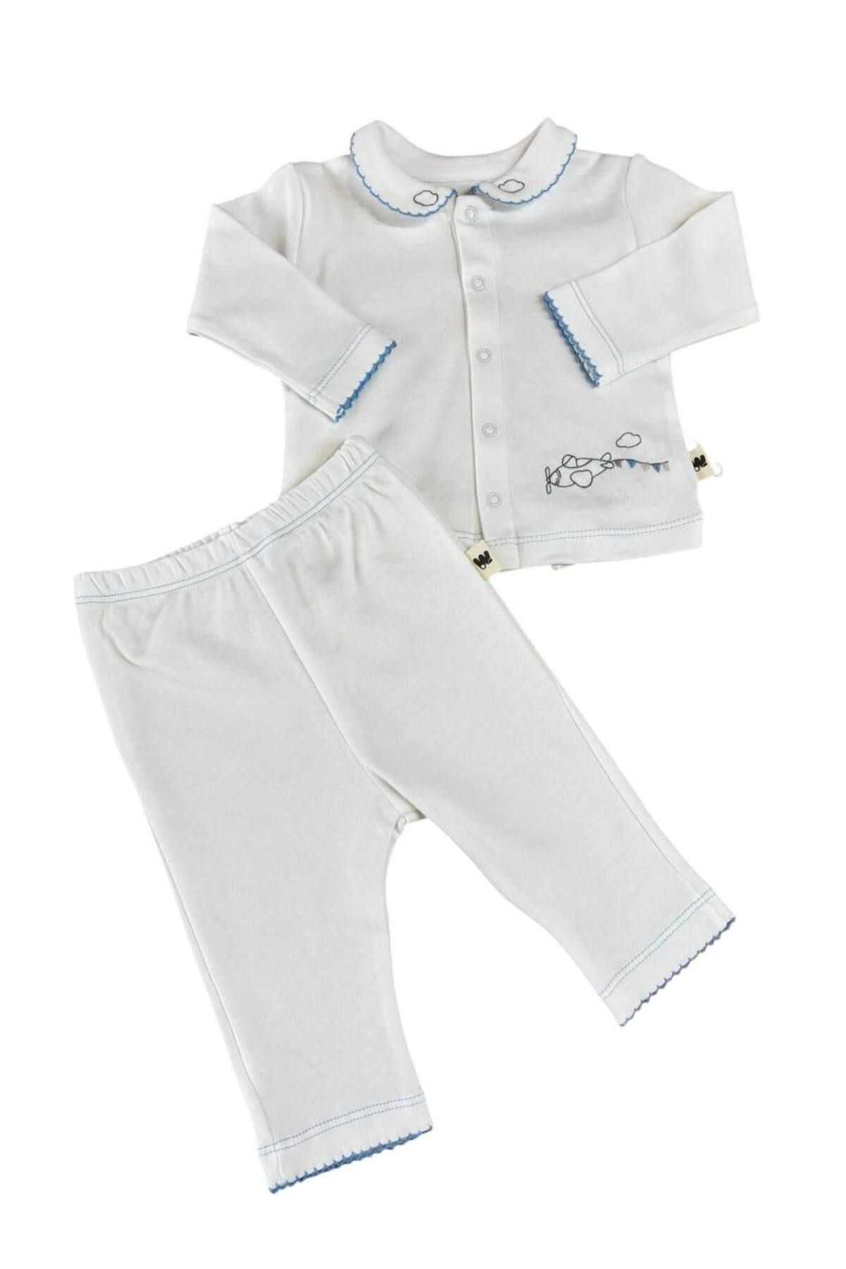 WOWOKİDS 2'Lİ TAKIM PANTALON YAKALI PAMUKLU