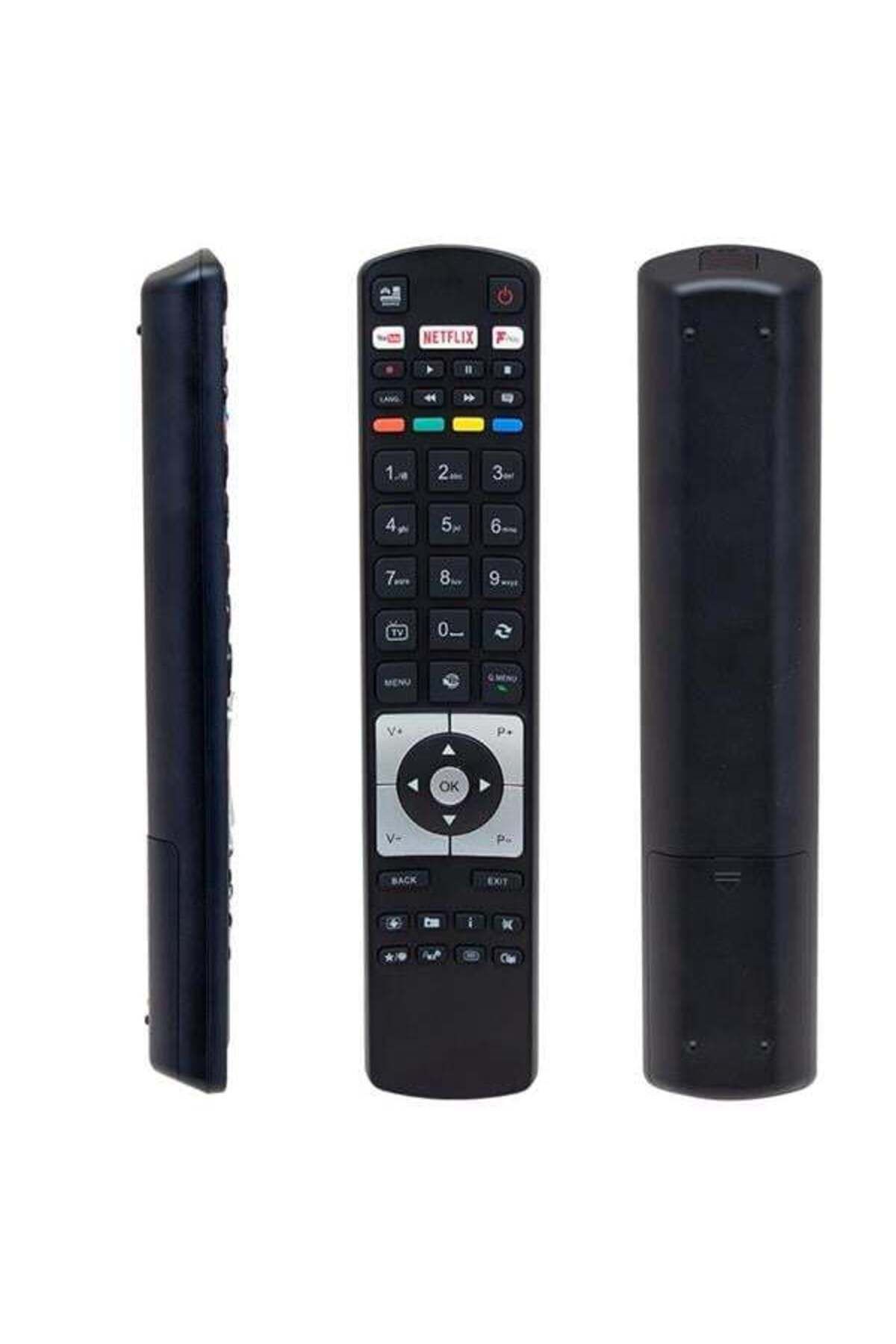 Emperium Vestel RC 5118F Black Fplay Netflix-Youtube-Play Tuşlu Lcd-Led Tv Kumanda