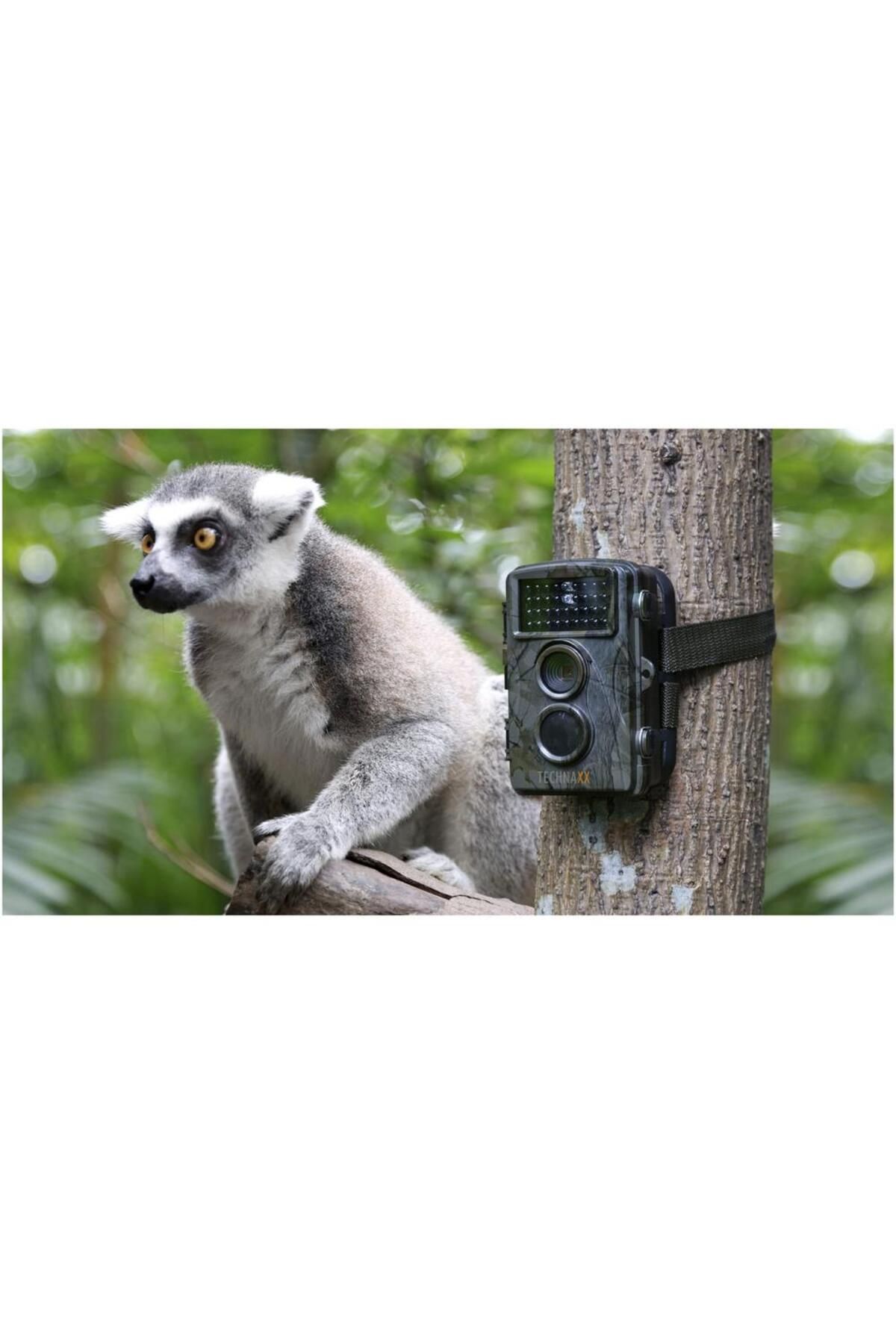 Technaxx-Cameră de supraveghere pentru animale sălbatice TX-69, Full HD 1080p, senzor PIR, LCD, IP56, MicroSD, microfon/difuzor 4