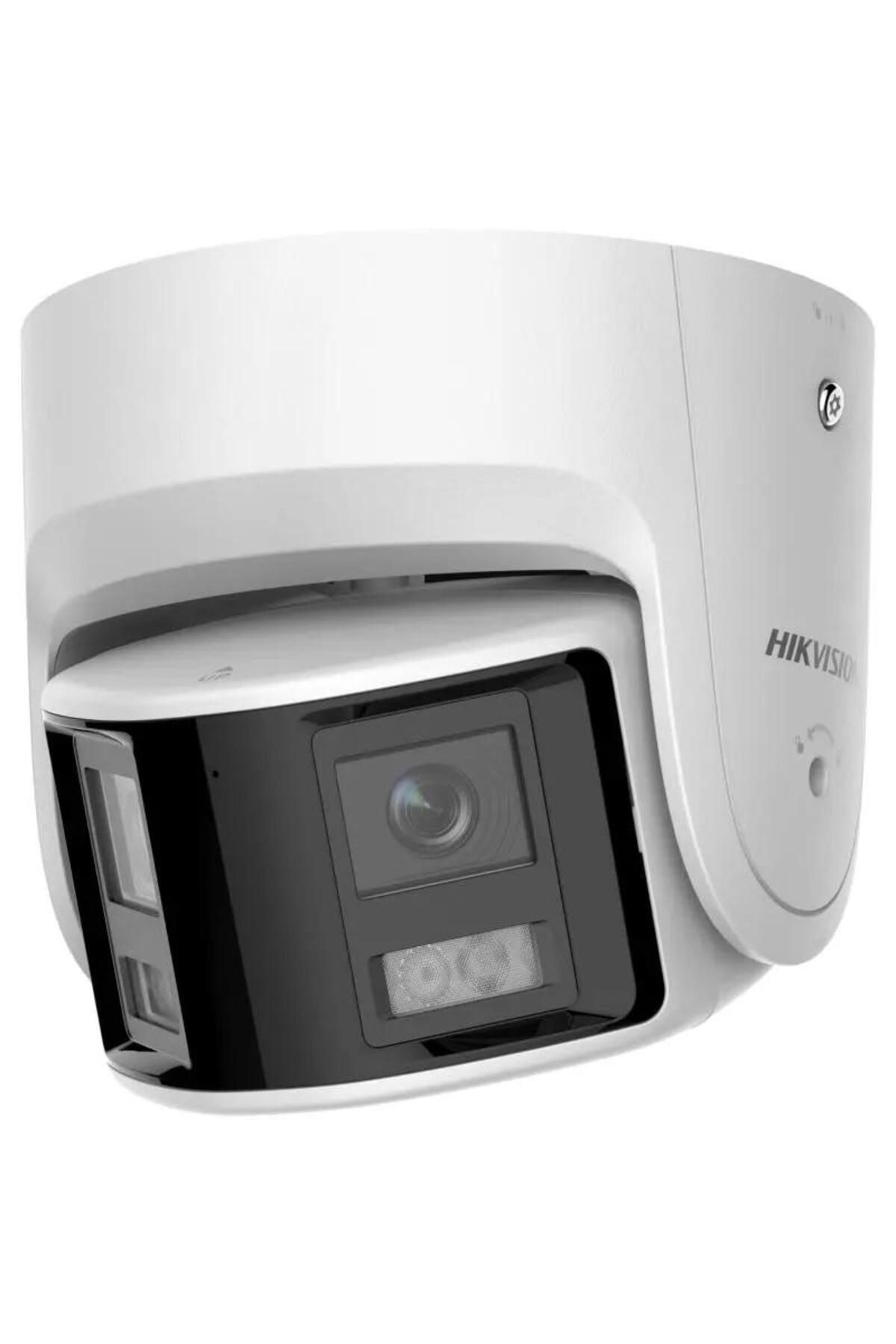 Hikvision-Cameră IP AcuSense de exterior de 4MP, turelă panoramică, obiectiv de 2,8 mm, rezistentă la intemperii IP67 3