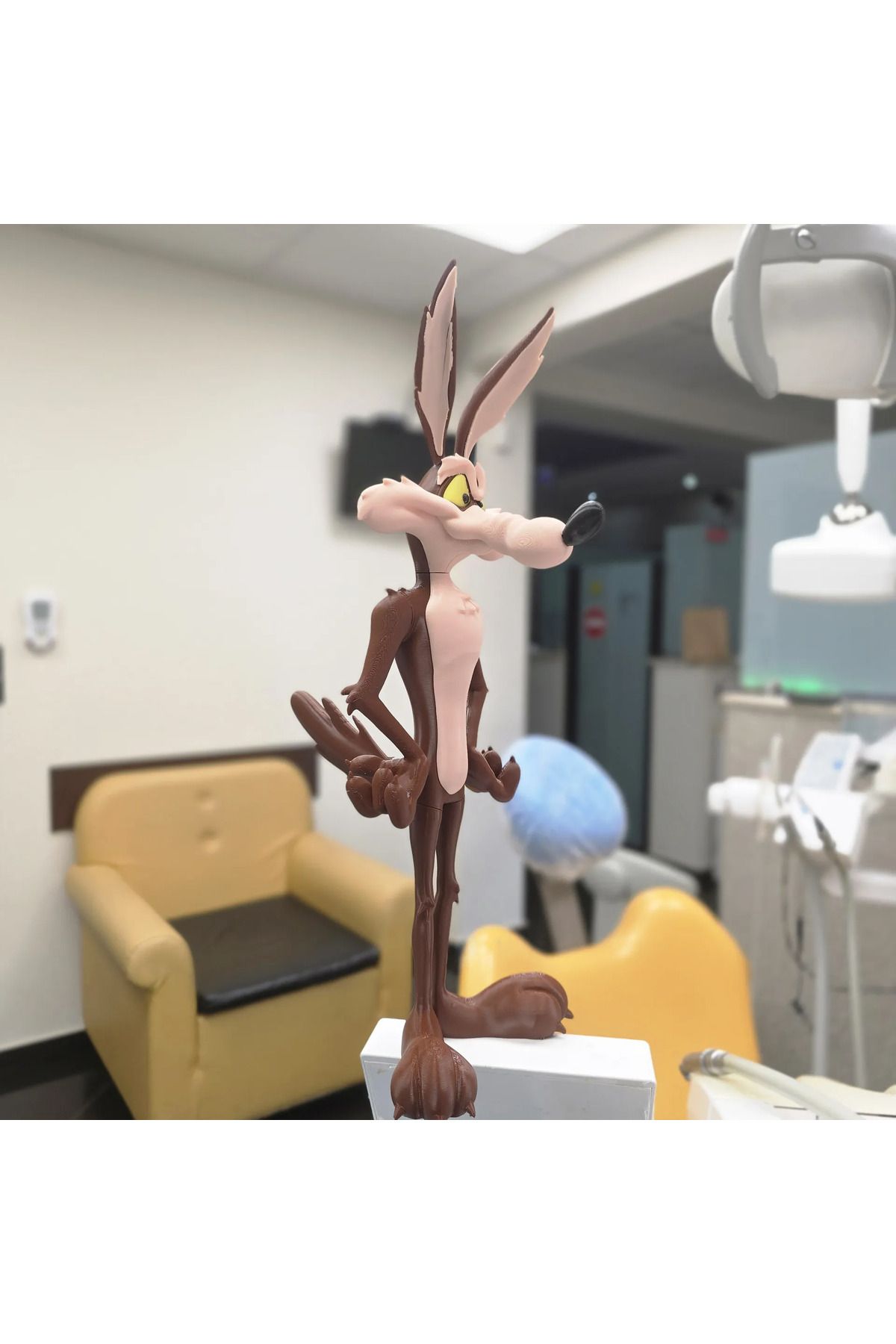 Phigo Wile E. Coyote Figür 27 cm - Looney Tunes Dekoratif 3D Baskı Biblo