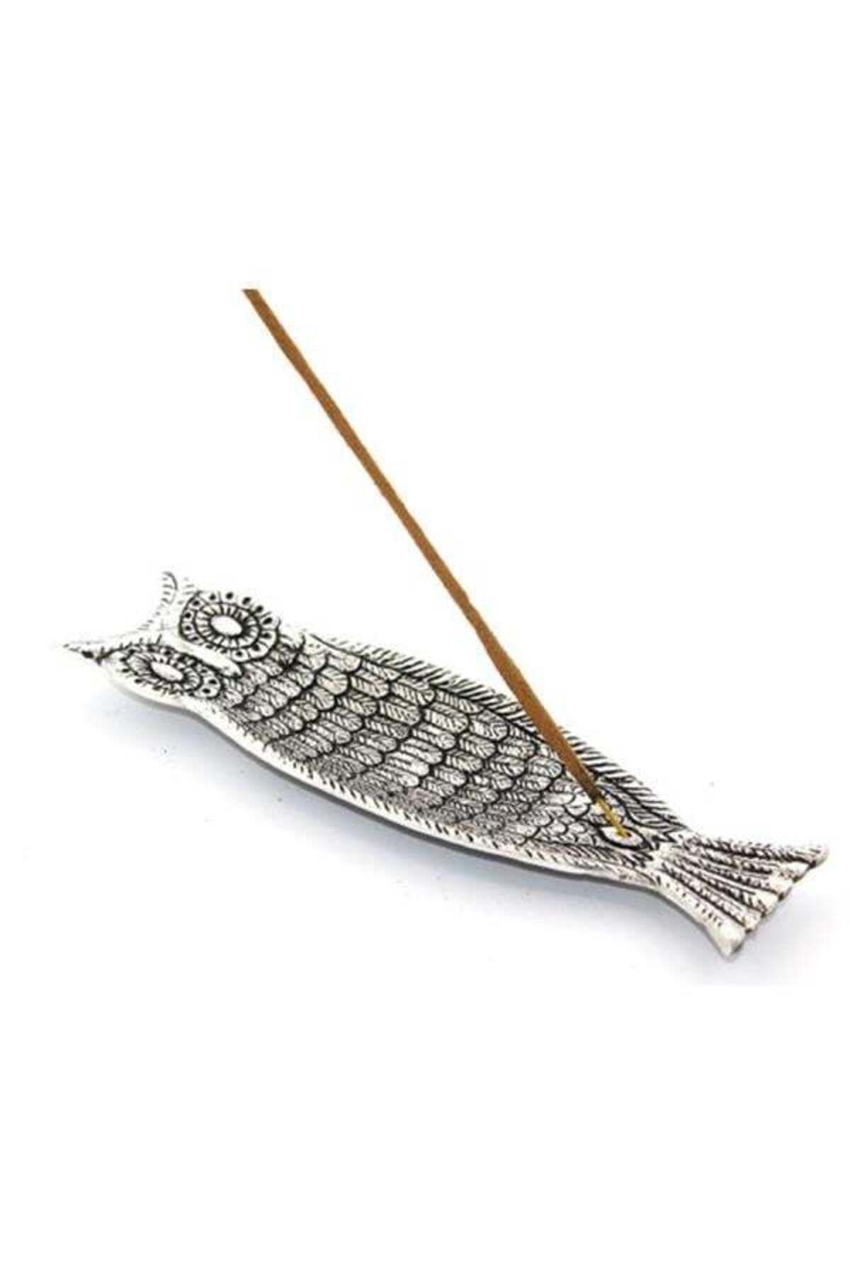 Emperium Metal Kayık Baykuş Tasarımı Tütsülük Model 1