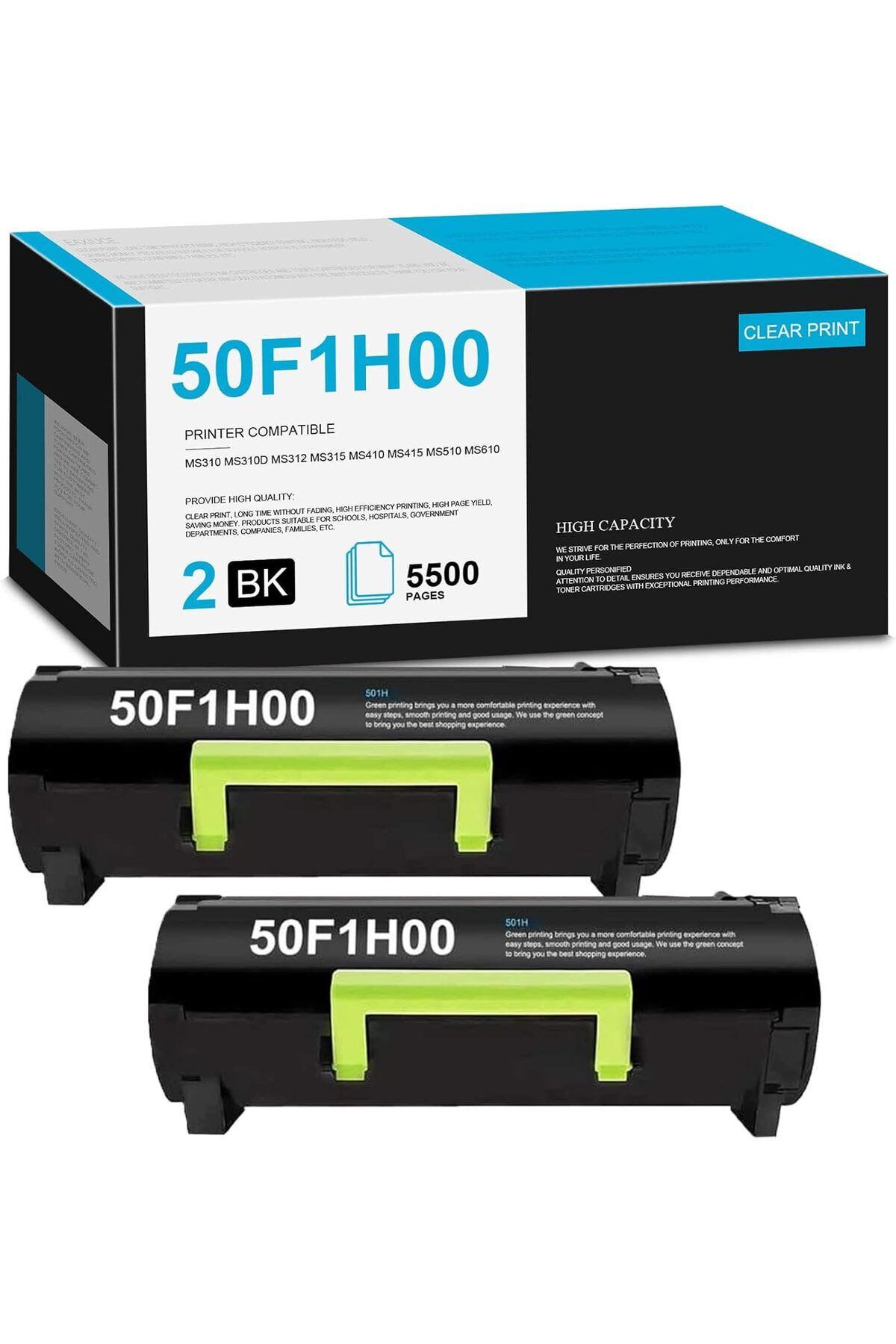 Lexmark 5000 SAYFA MS310 MS310d MS312 MS315 MS410 MS415 MS510 MS610 Printer