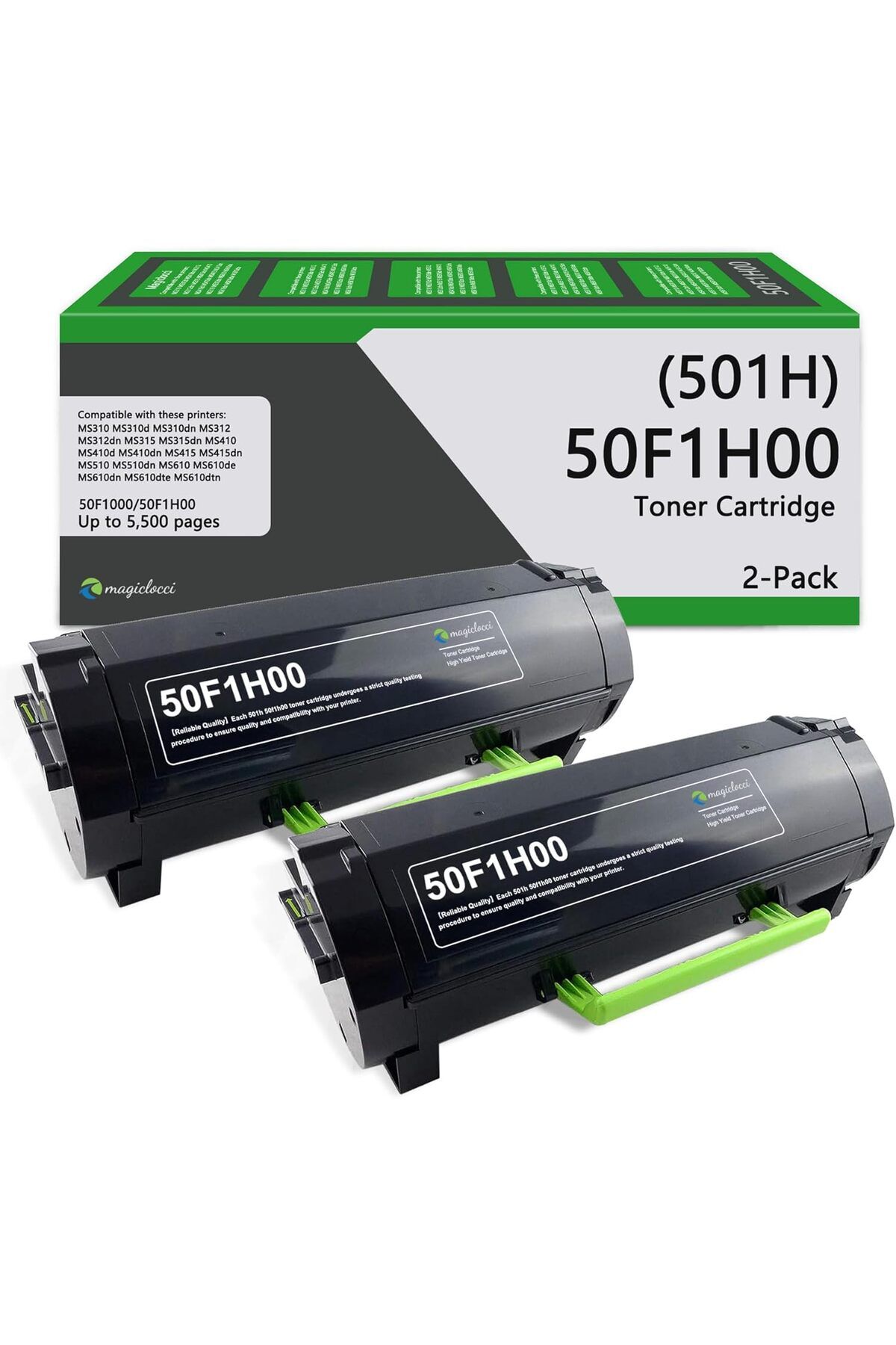 Lexmark 5000 SAYFA Toner Cartridge Work with MS310dn MS410dn MS610dn MS312dn MS315dn MS415dn