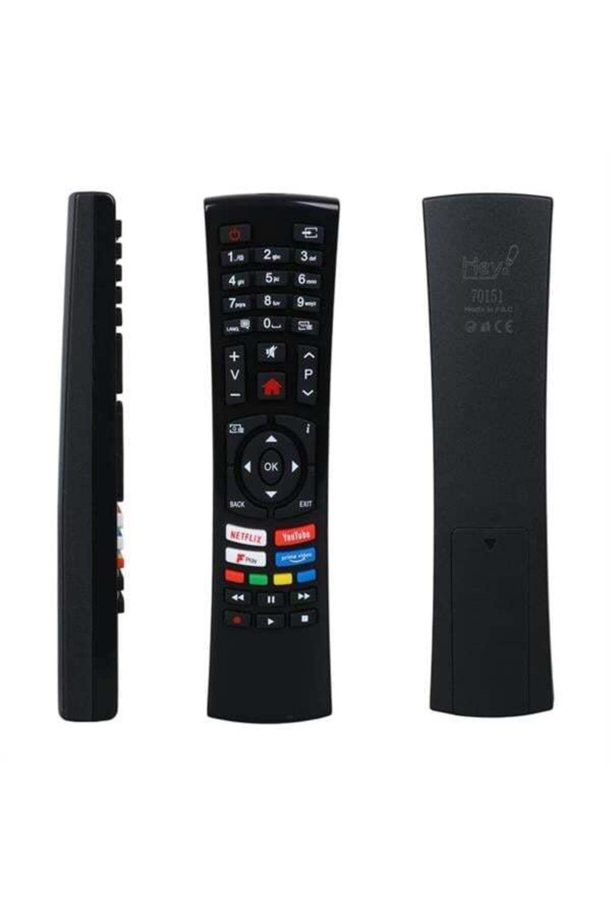Emperium Hey Küçük Kalıp Vestel 4391P Black Fplay Netflix - Youtube - Play Tuşlu Lcd Led TV Kumanda