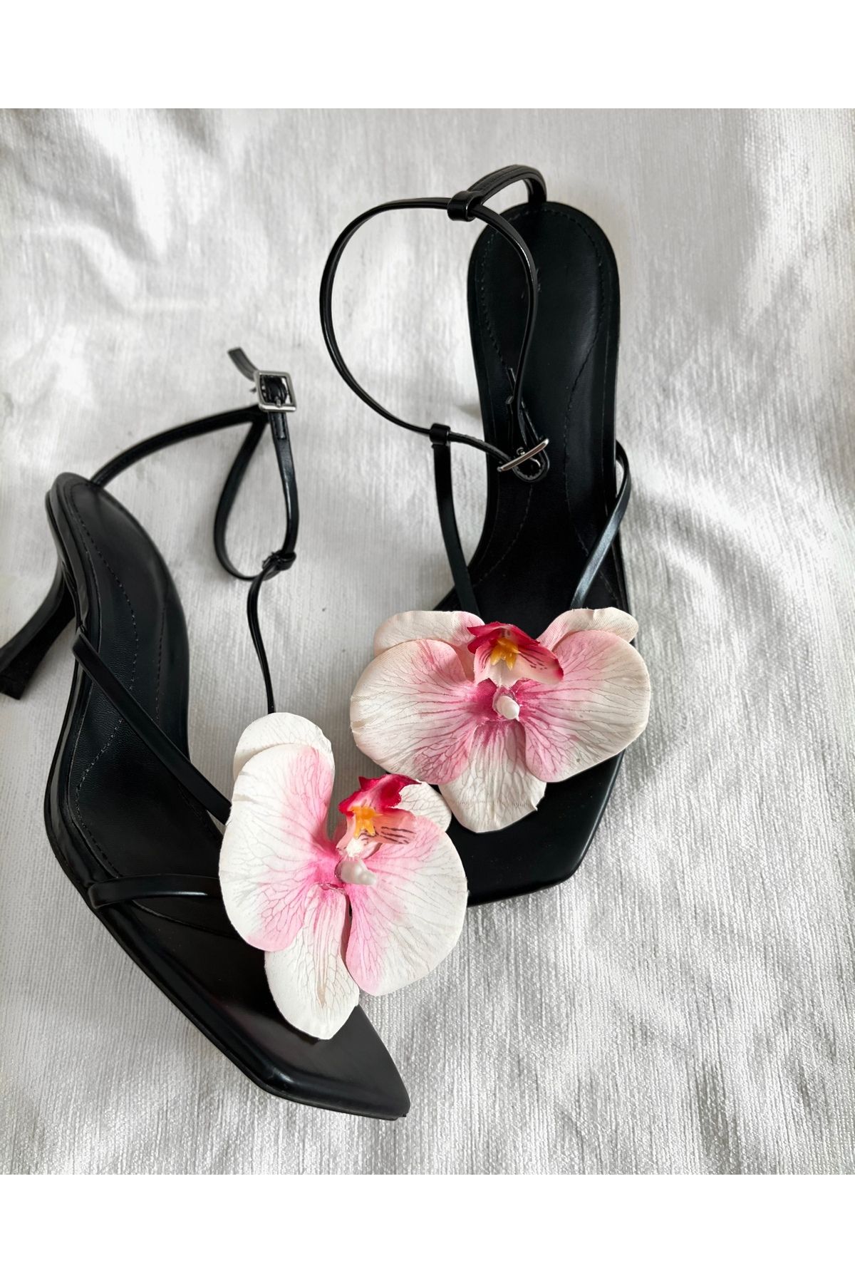 FloresDeCarnaval Layla/ açık pembe orkide klipsli ayakkabı aksesuarı/tokası