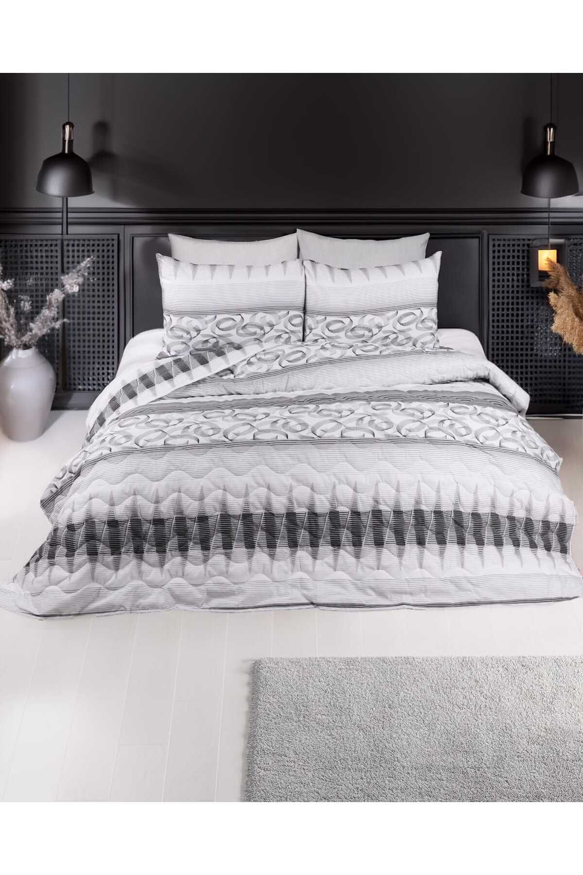 Arma Concept Çift Kişilik Çok Amaçlı Yatak Örtüsü ( Pike ) 200 x 220 cm & 2 Adet Yastık Kılıfı