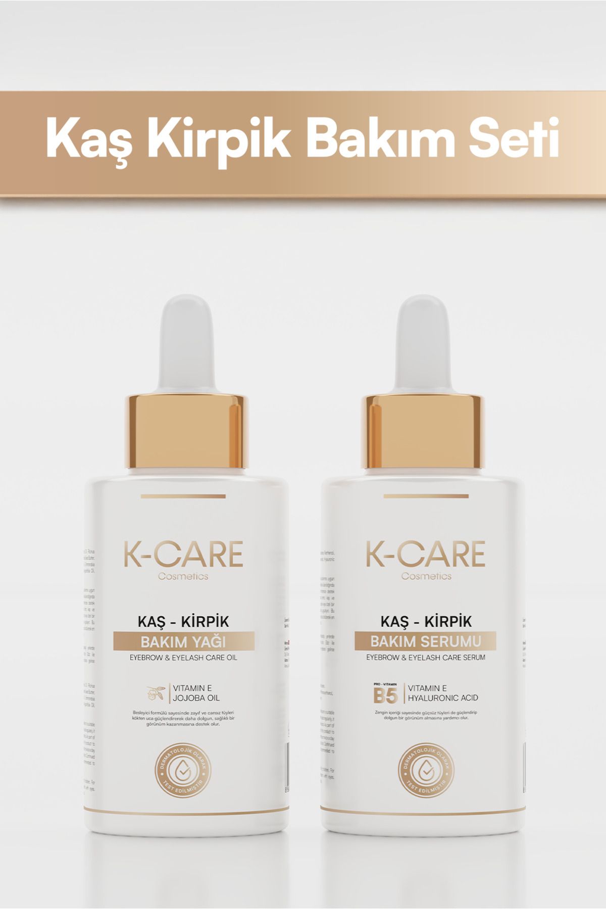 K K-CARE Cosmetics Kaş Kirpik Bakım Seti