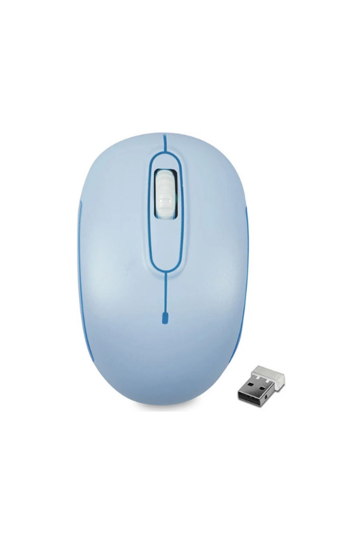 Everest SMW-666 USB Mavi 2.4 GHZ Optik Kablosuz Mouse
