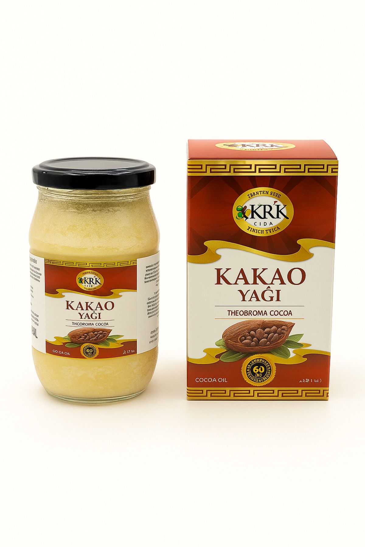 Krk Gıda Soğuk Sıkım Kakao Yağı 250g – Cilt & Saç Bakımı İçin