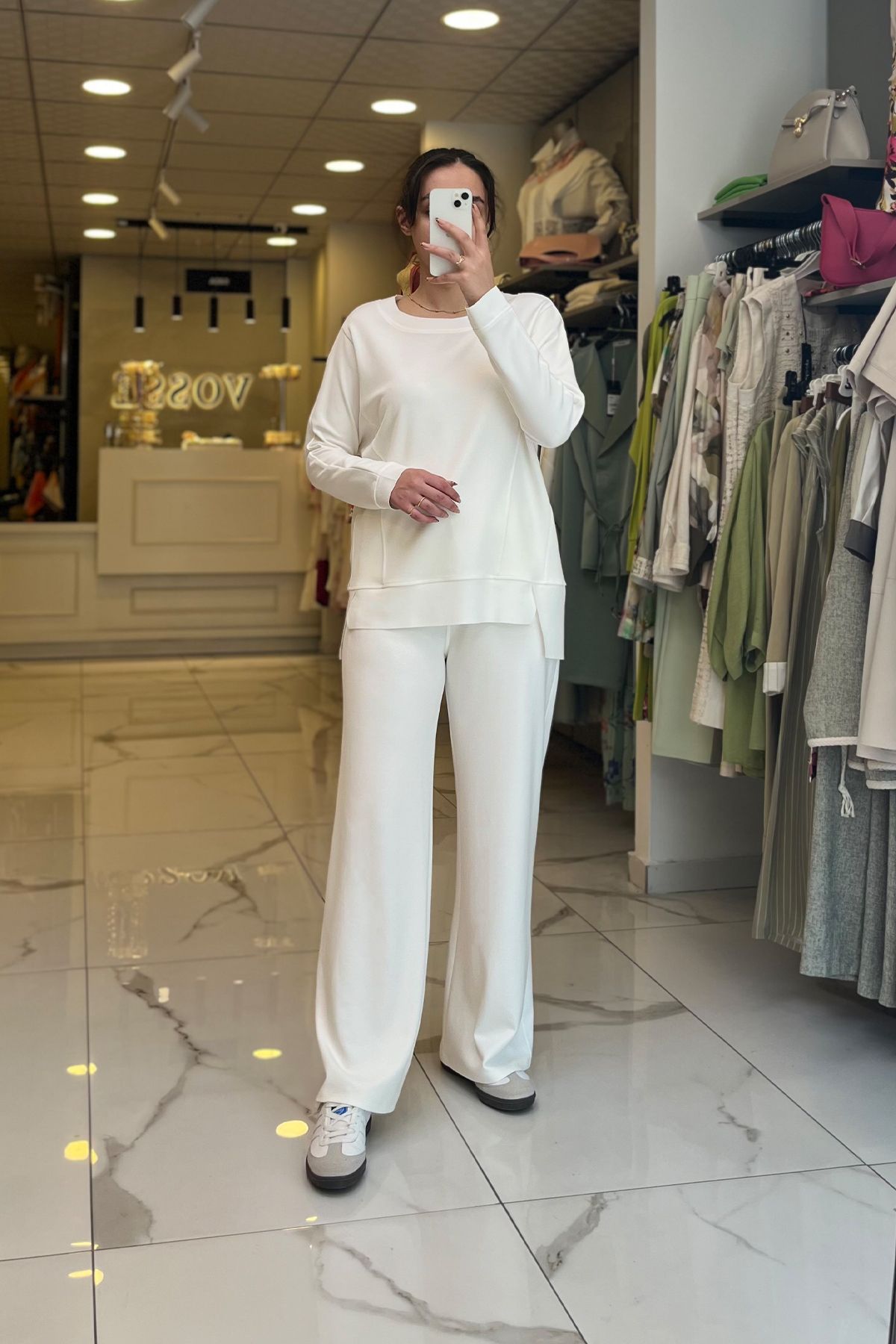Vosse On Fashıon Beyaz Sweat