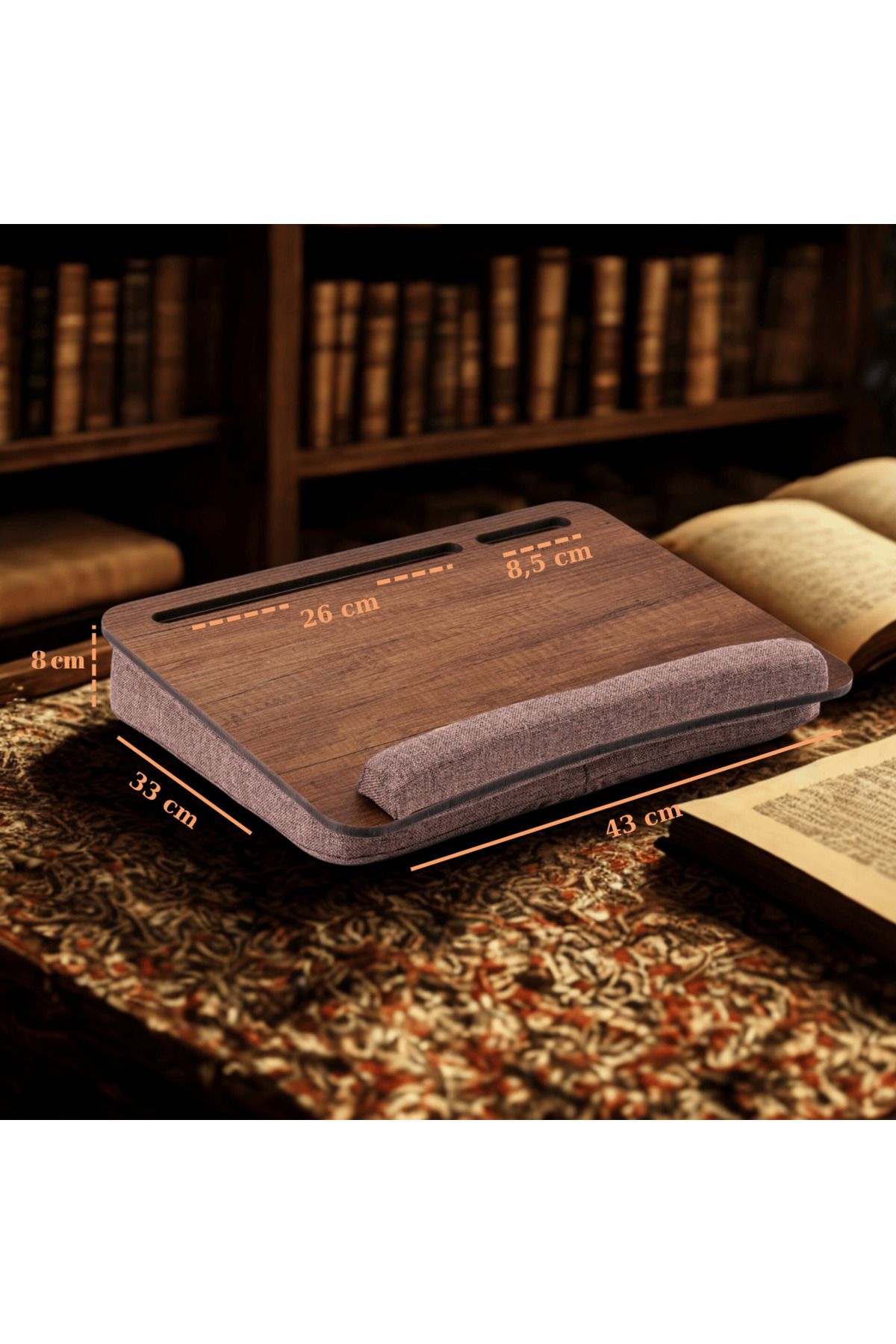 Vigo Wood LS013-VİGOWOOD MINDERLI LAPTOP SEHPASI LS013