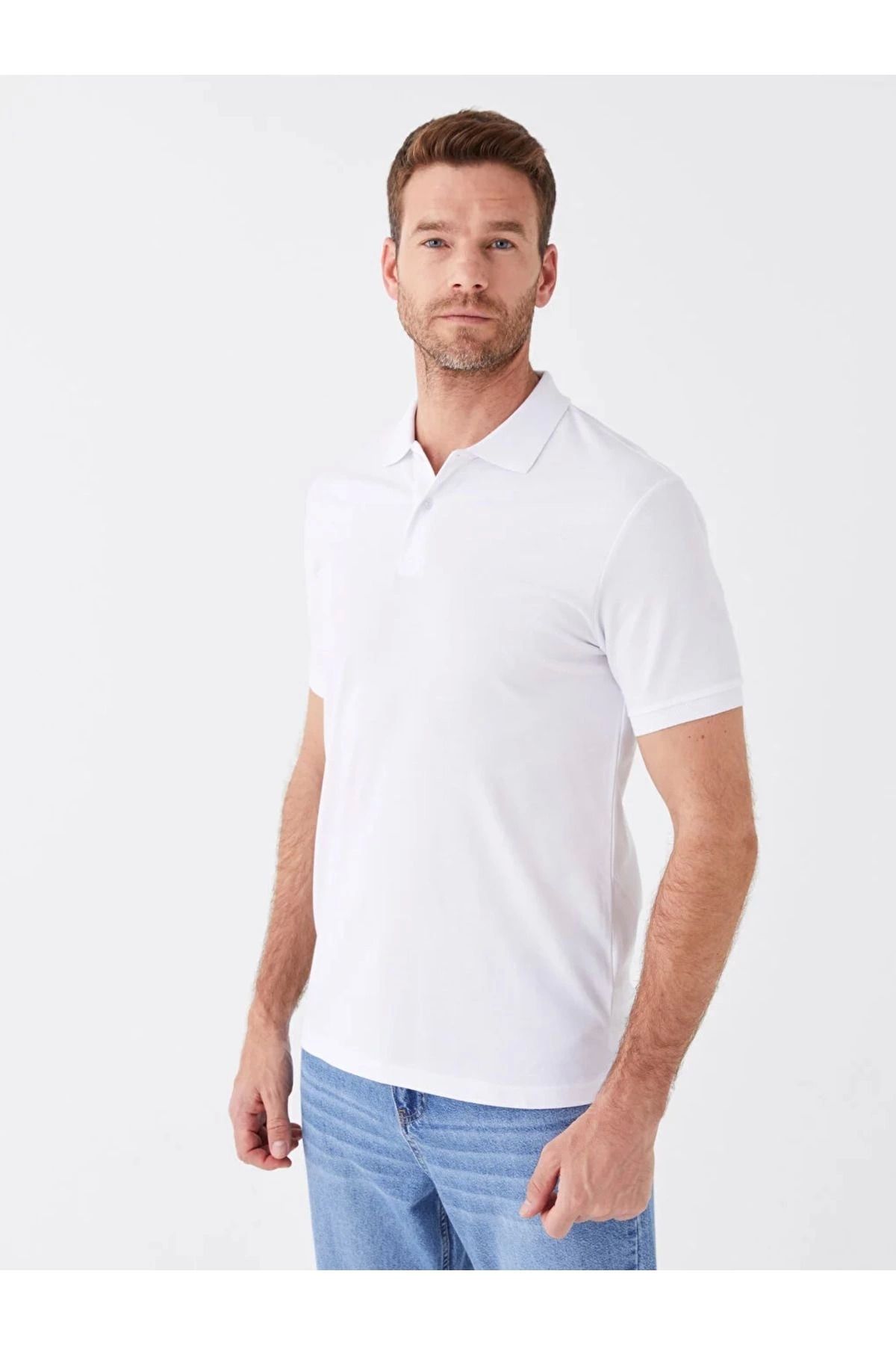 LC Waikiki LC WAI Classic Polo Yaka Kısa Kollu Pike Erkek Tişört