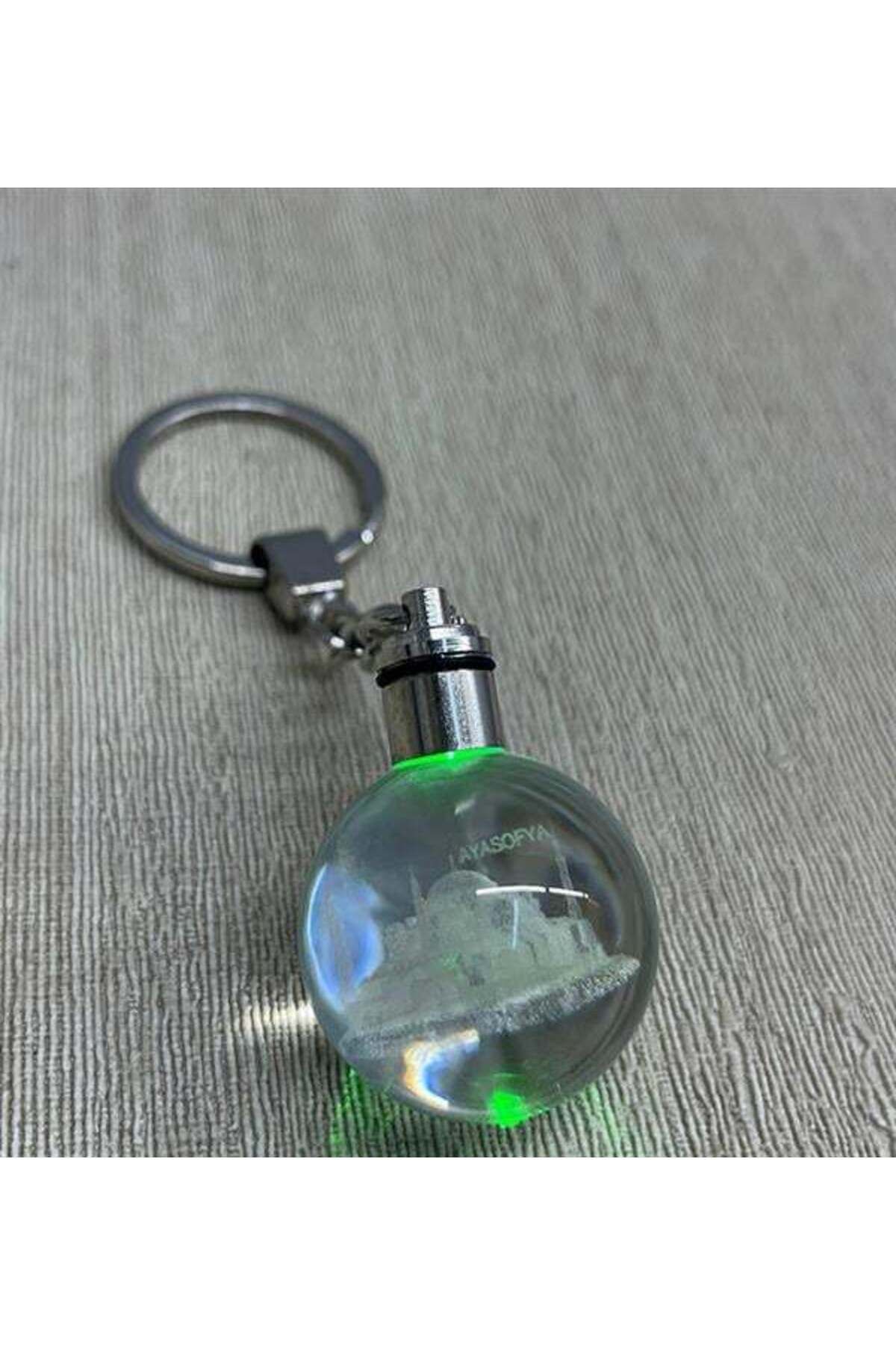 Emperium Ledli Ayasofya Tasarımı Kristal Anahtarlık