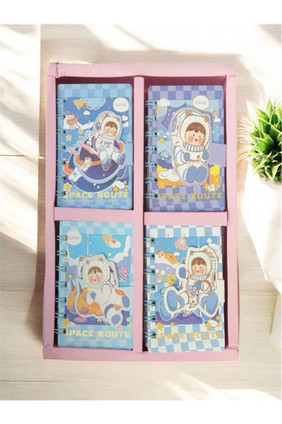 EyER Shoping Astronot Figürlü Mini Bloknot Defter 1 ADET