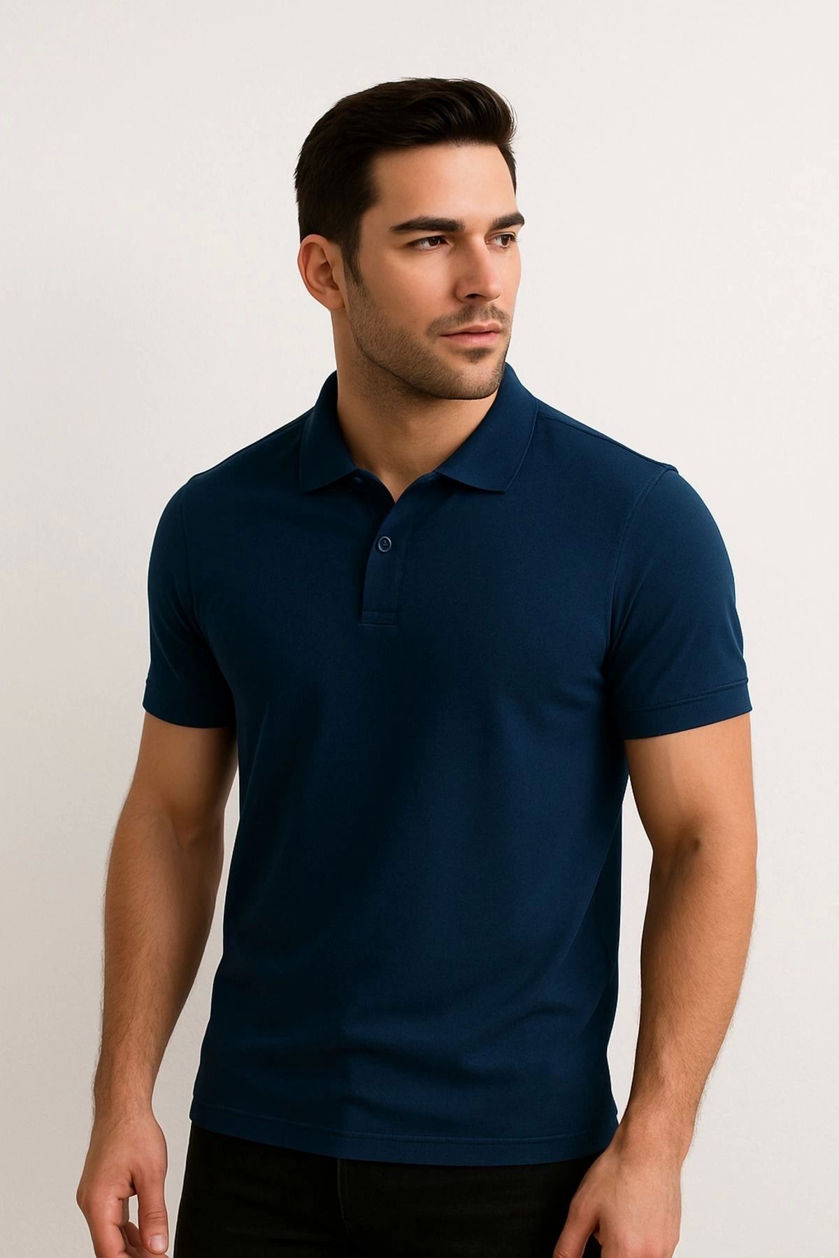 LC Waikiki Organik Pamuklu Basıc Erkek Polo Yaka T-Shirt