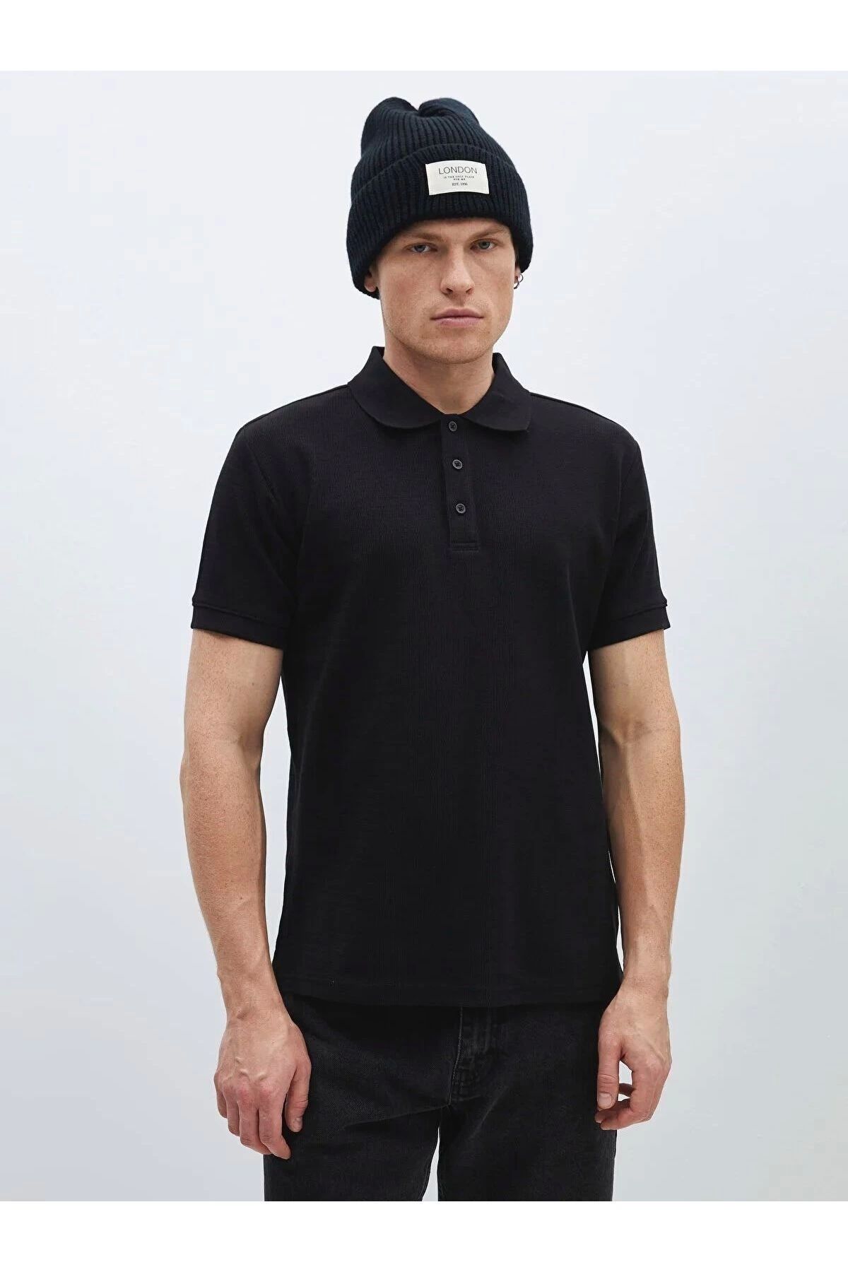 LC Waikiki LCWAIKIKI Casual Polo Yaka Kısa Kollu Erkek Tişört